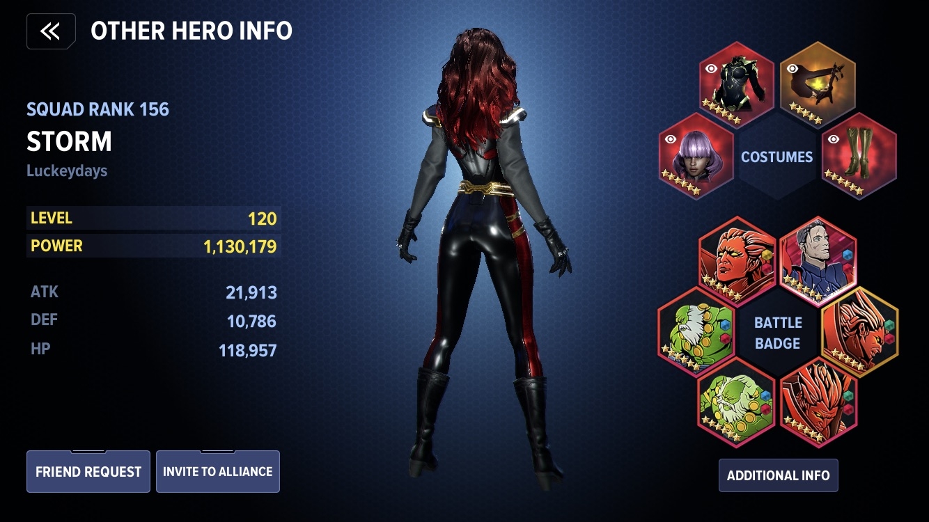 Marvel/DC Mobile Characters  3d Girl 64