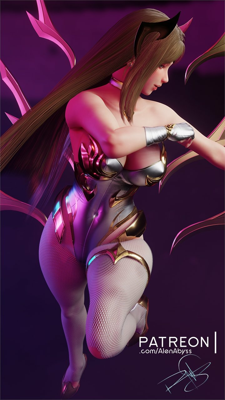 Fell in love with Prestige Irelia😍🤤 Irelia League Of Legends Sexy Fishnet Stockings Big Tits High Heels Sfw