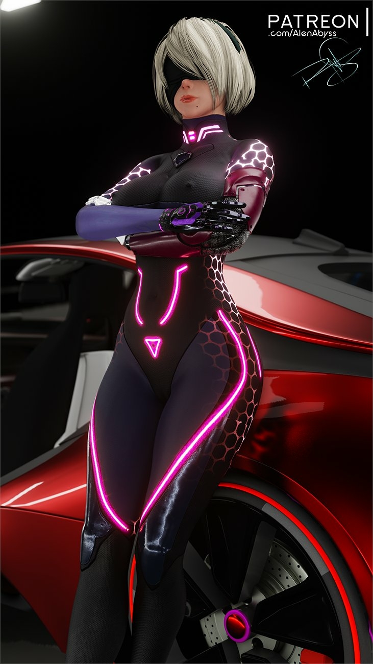Cyberpunk #2b closeup😋 Cyberpunk2077 2b Nier Automata Nipples Big Tits Sexy