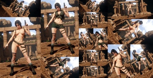 Lara Wallpaper Lara Croft Tomb Raider 3dnsfw Big Ass Big Tits Nude Clean Pussy 2