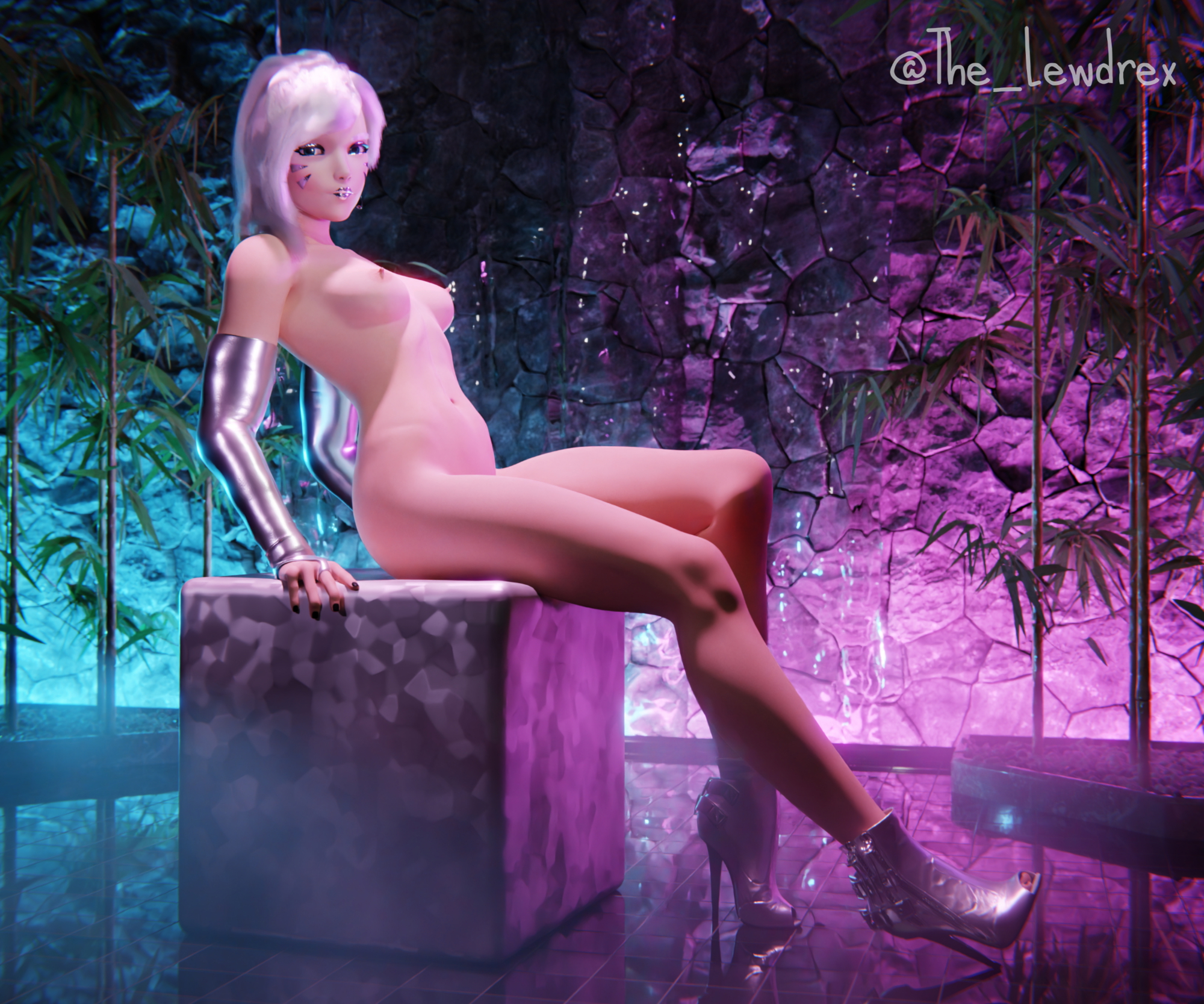 Dva Dva (overwatch) Overwatch 3d Porn High Heels Solo Pinup 2