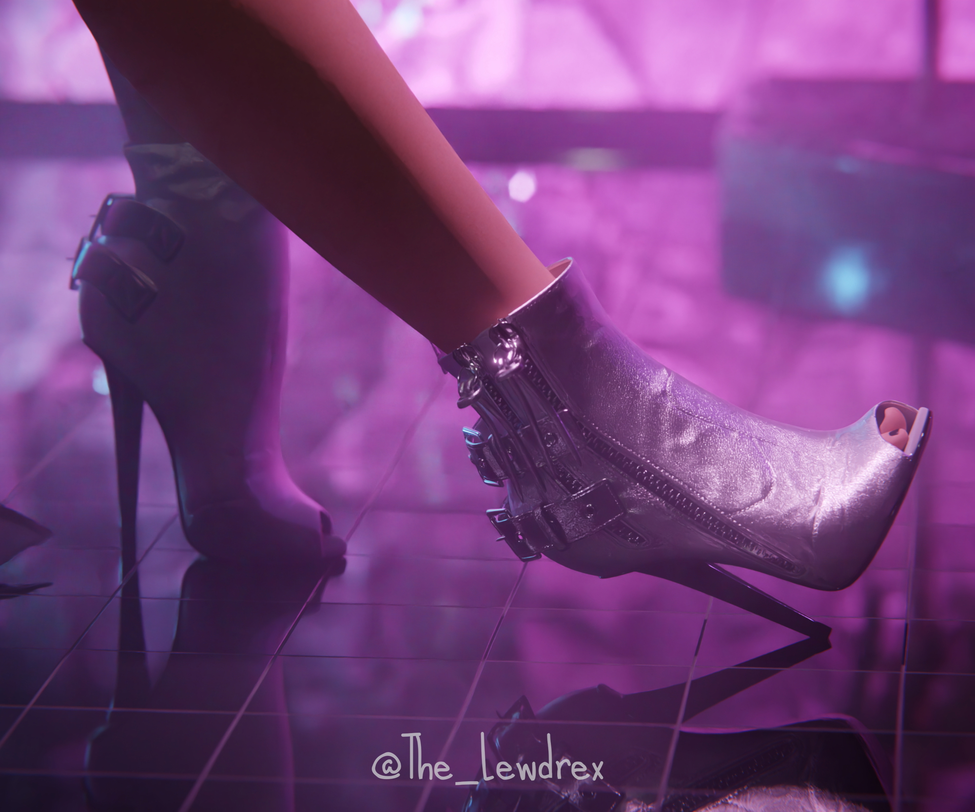 Dva Dva (overwatch) Overwatch 3d Porn High Heels Solo Pinup 5