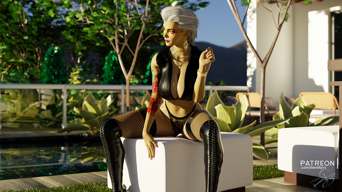 Goth Loba from ApexLegends 🤤 Loba Apex Legends Sexy Pose Big Tits