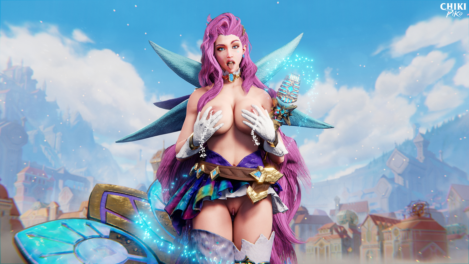 Seraphine in piltover Seraphine Legs Boobs Big Tits Big Ass Big Booty Striptease Stripper Stripping Rule34 Rule 34