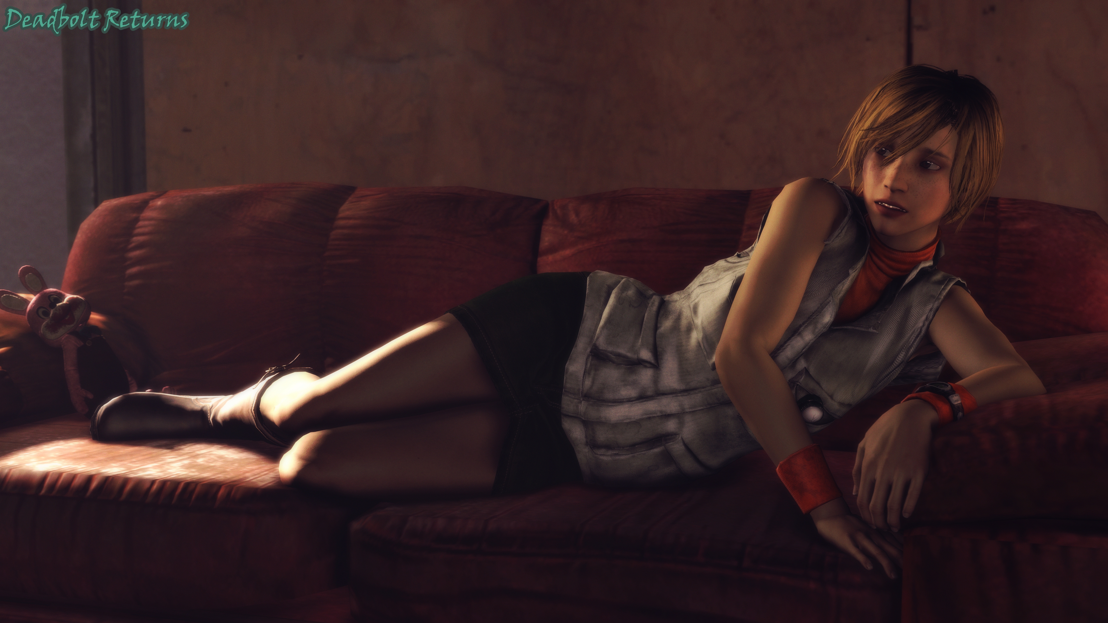 Heather Mason Couch Photoshoot [Safe for Work] Heather Mason Silent Hill Silent Hill 3 Sfm Source Filmmaker