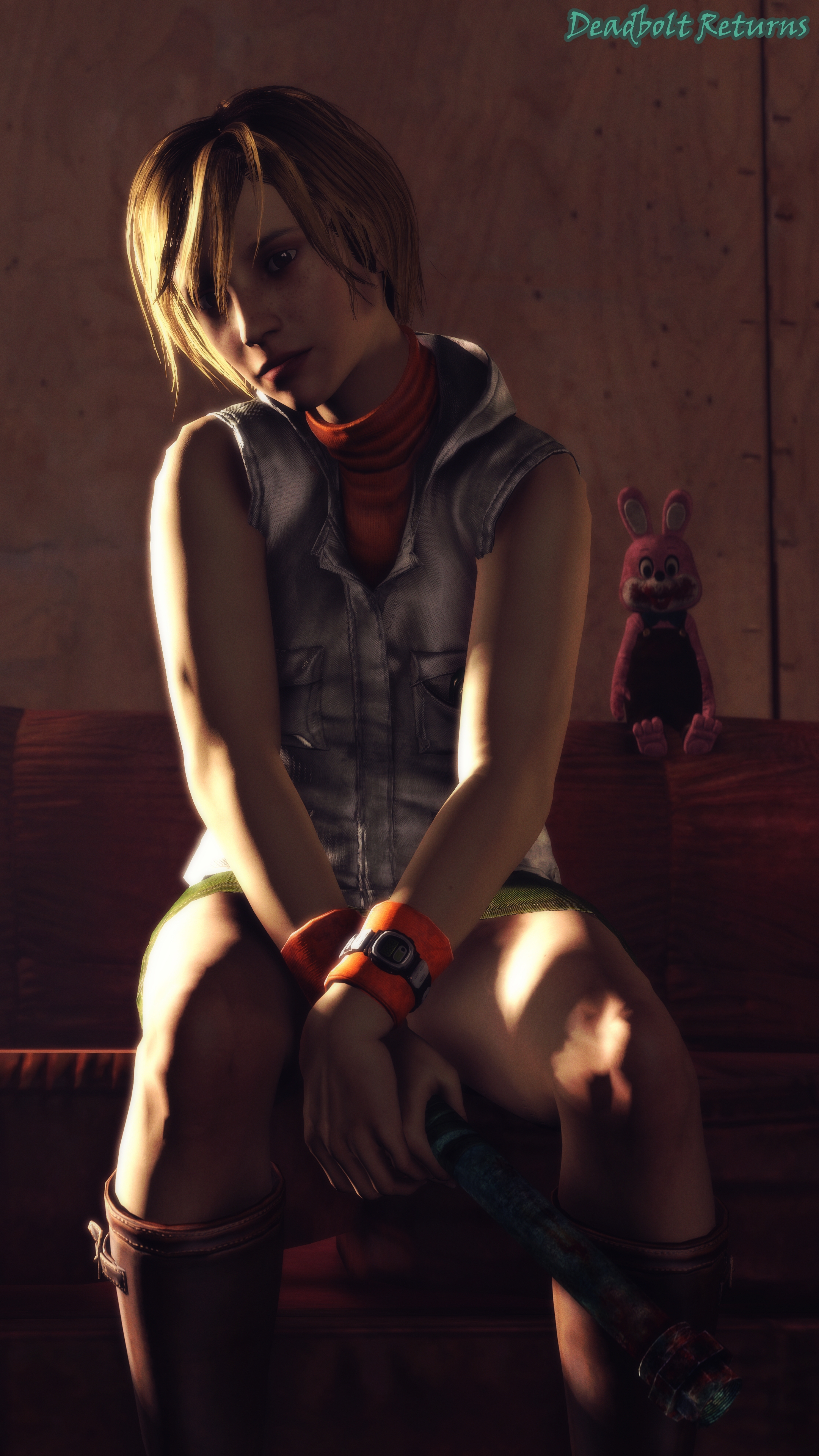 Heather Mason Couch Photoshoot [Safe for Work] Heather Mason Silent Hill Silent Hill 3 Sfm Source Filmmaker 2