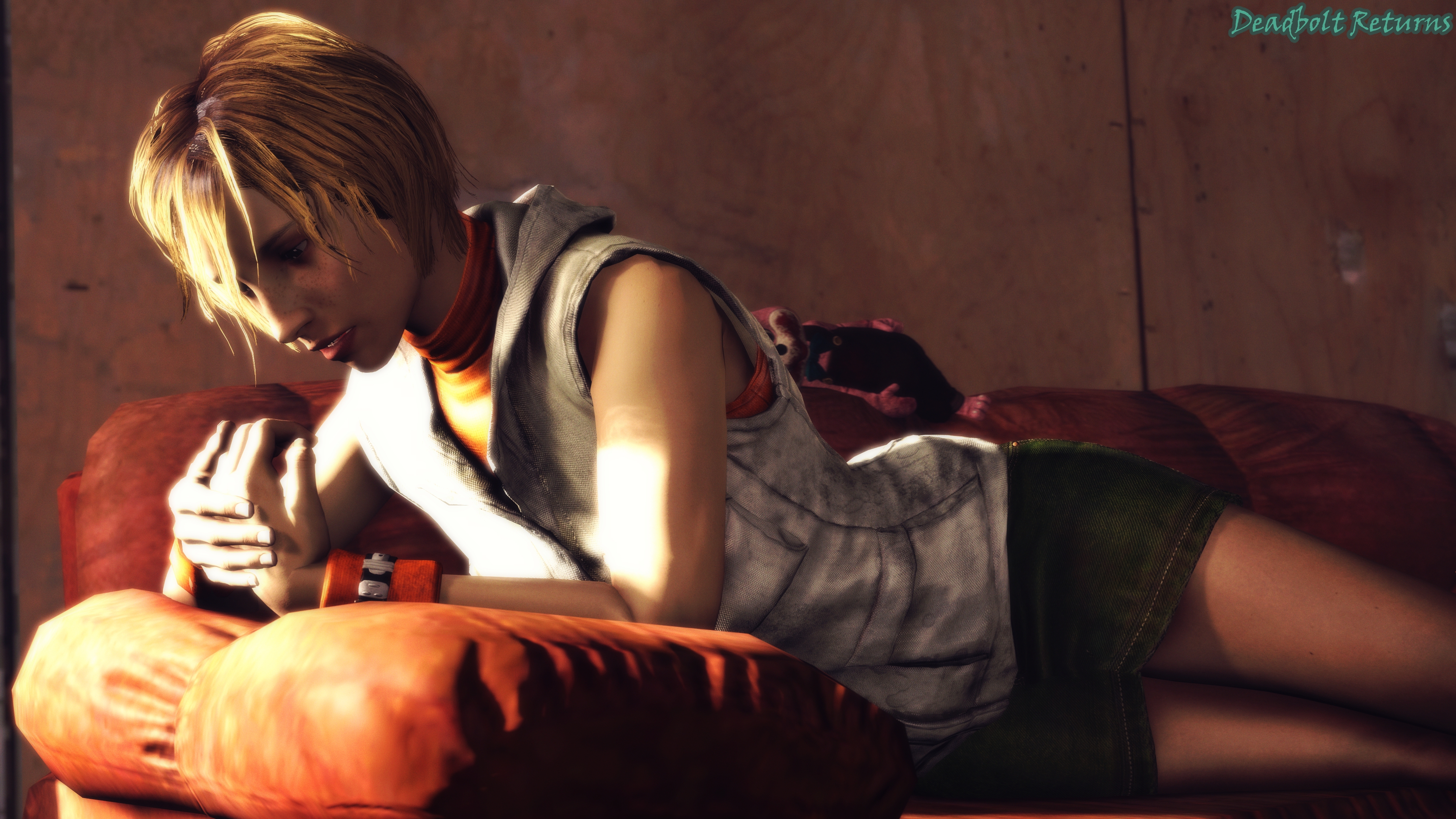 Heather Mason Couch Photoshoot [Safe for Work] Heather Mason Silent Hill Silent Hill 3 Sfm Source Filmmaker 3