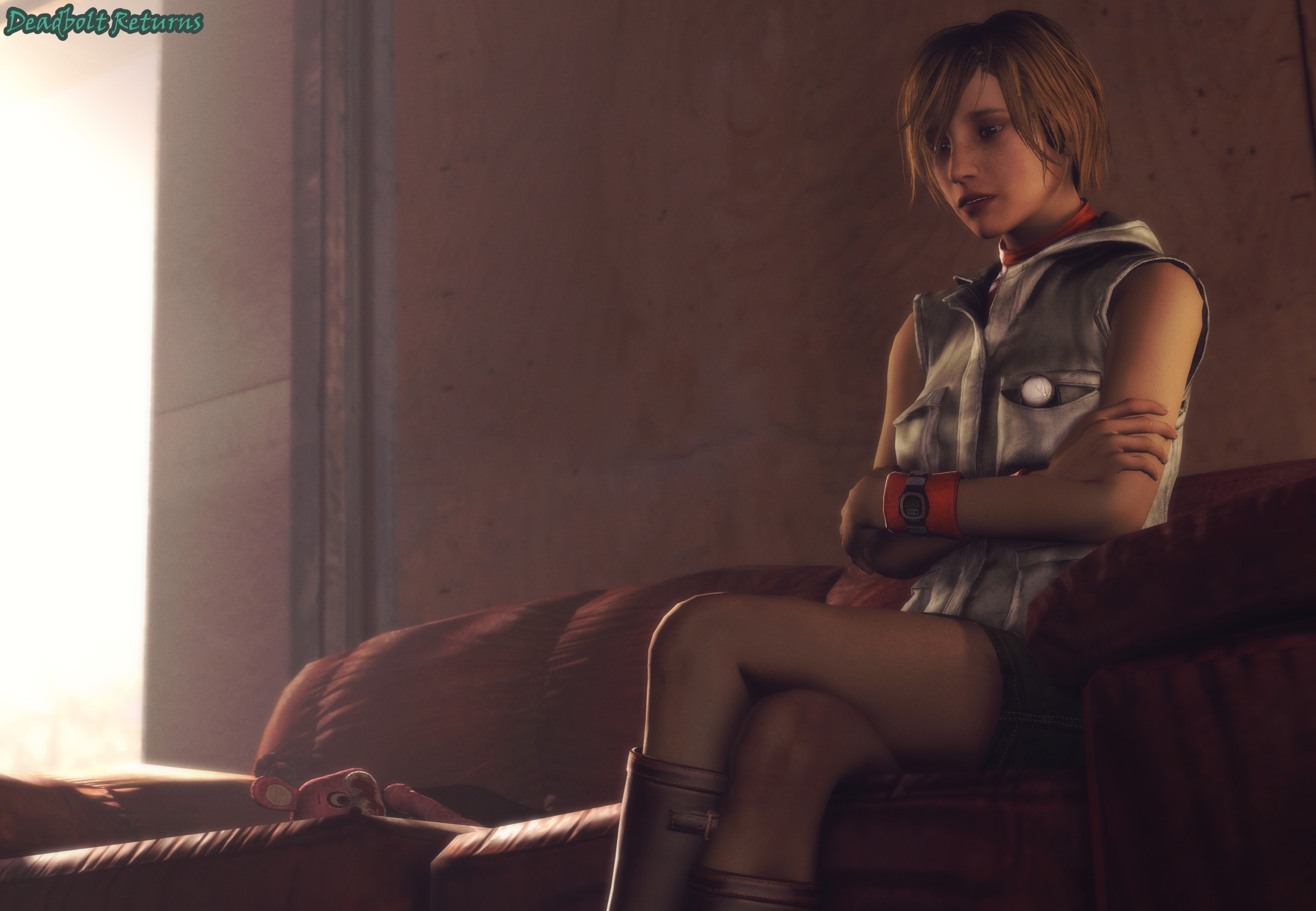 Heather Mason Couch Photoshoot [Safe for Work] Heather Mason Silent Hill Silent Hill 3 Sfm Source Filmmaker 4