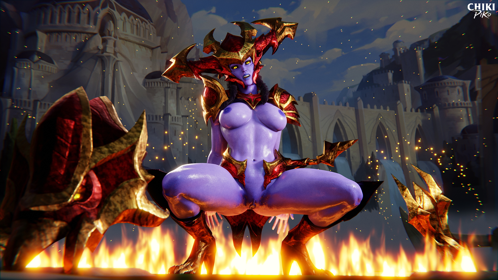 Shyvana in Demacia Shyvana Legs Boobs Big Tits Big Ass Big Booty Striptease Stripper Stripping Rule34 Rule 34