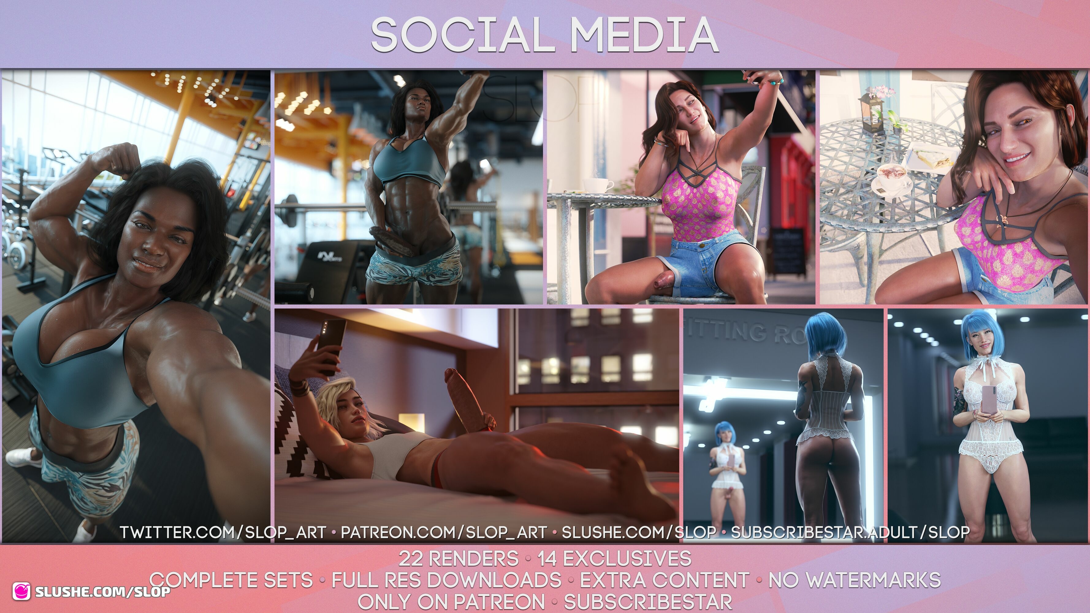 Social Media Alice Laffut Linde Witteveen Amaya Tahan Nina Broughton Mia Bošnjak Shemale Futa Dickgirl Femboy Big Tits Outside Gym Social Media