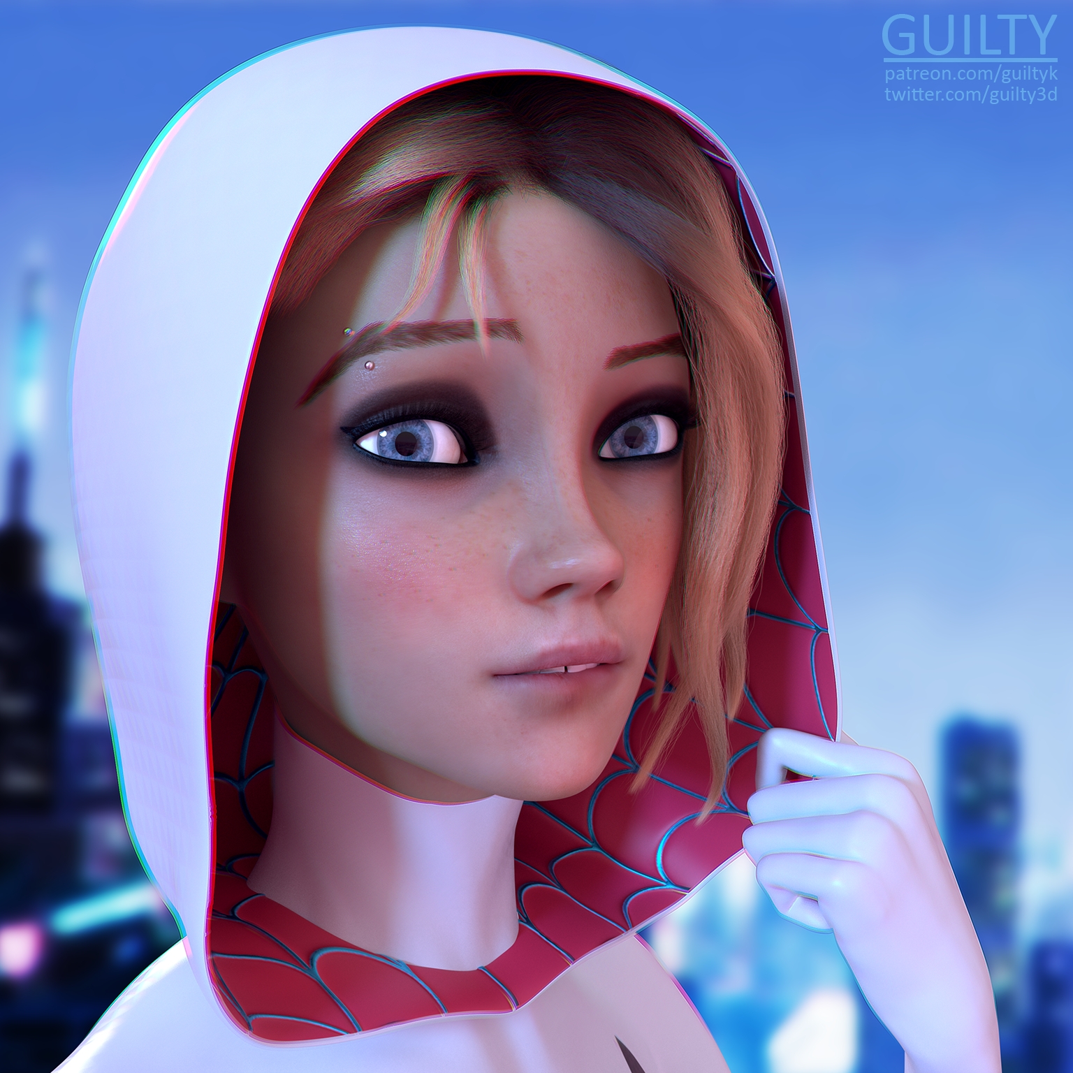 New Spider-Gwen Renders  Animation is coming next! Spider gwen Spider-man Hot Half Naked Pussy 3d Porn