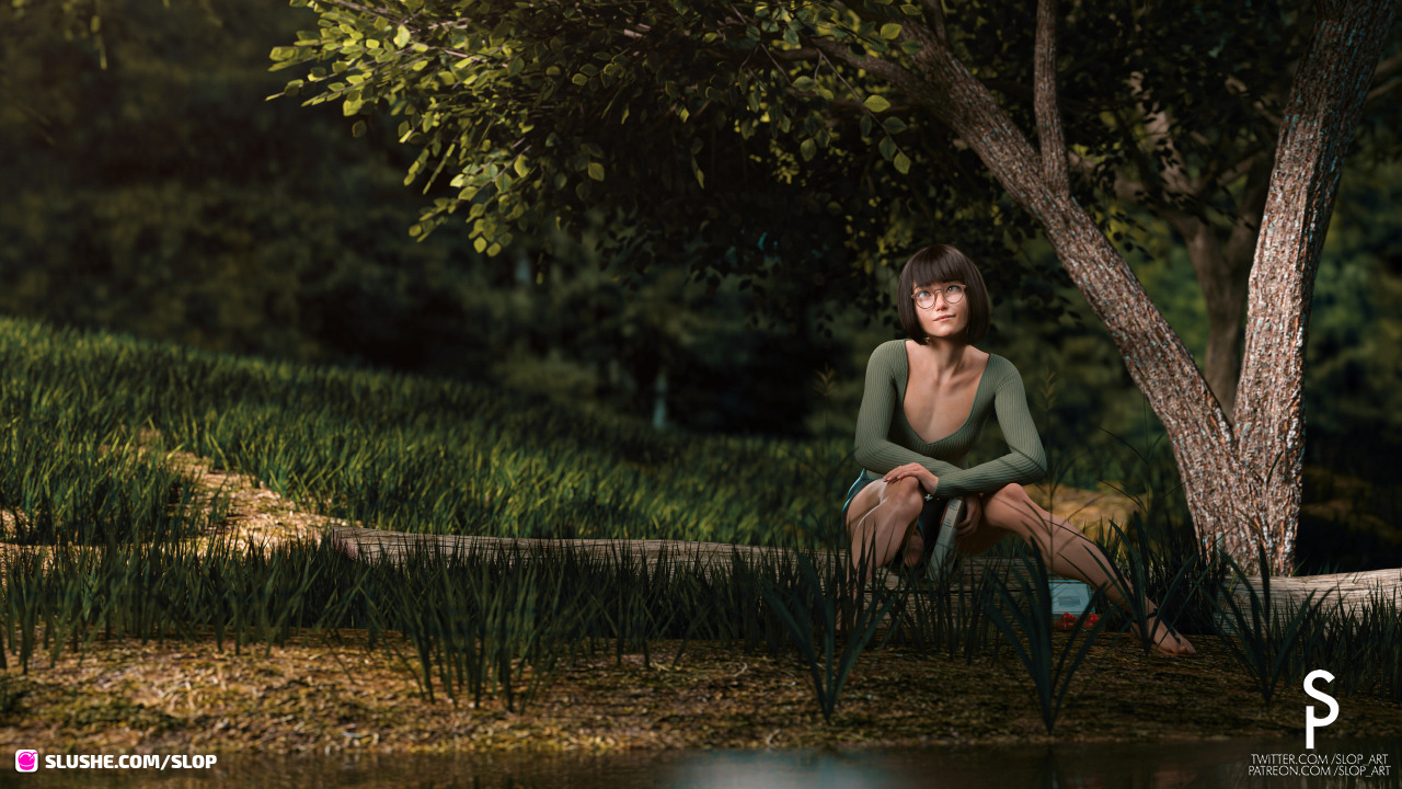 Clara June Set Clara Lambert Shemale Futa Dickgirl Femboy Outdoor Nerd Dildo 2