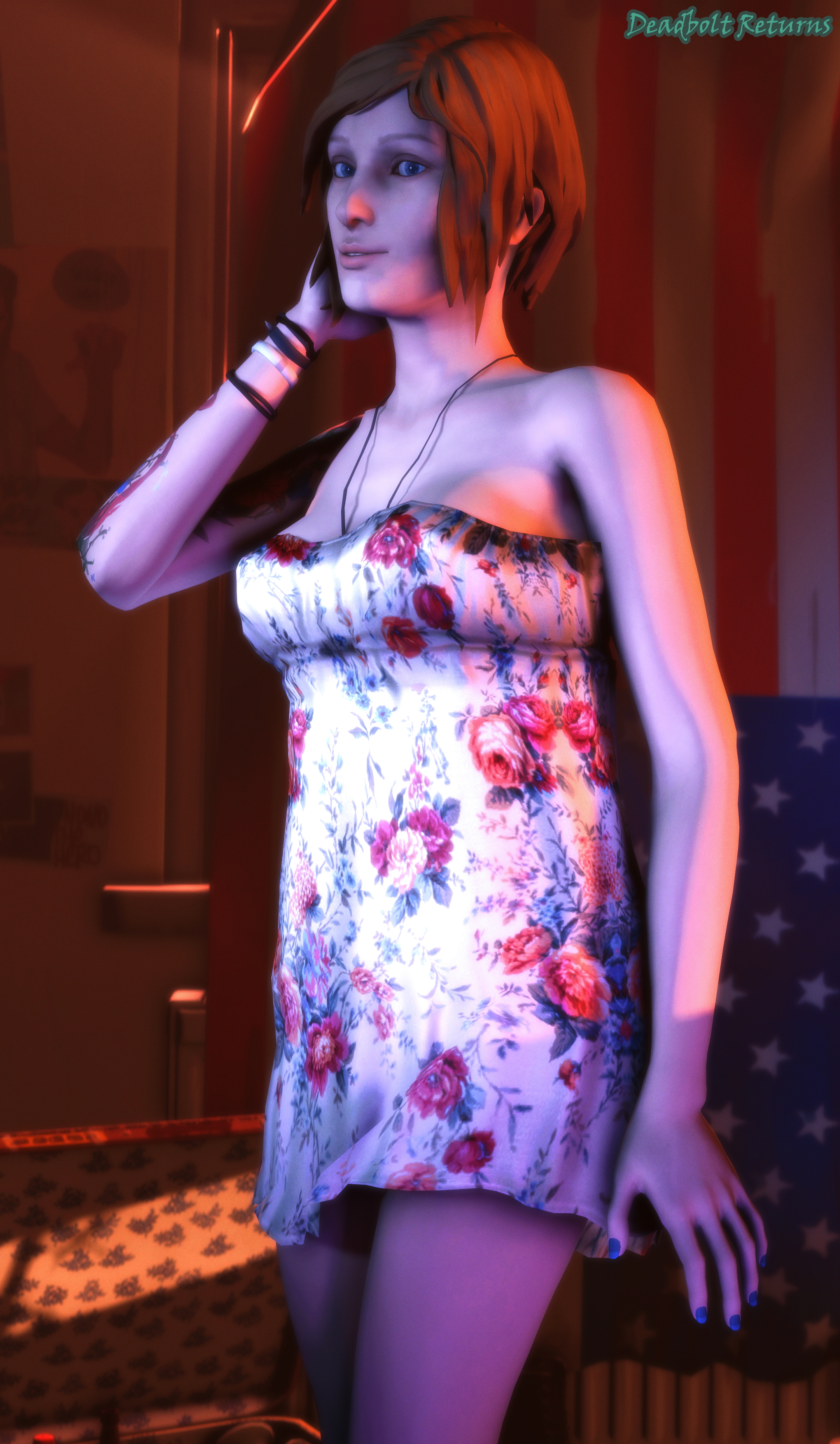 Chloe and Max in a Summer Dress Life Is Strange Max Caulfield Chloe Price Chloe Sfm Source Filmmaker 3d Porn 3d Girl 3dnsfw Nsfw