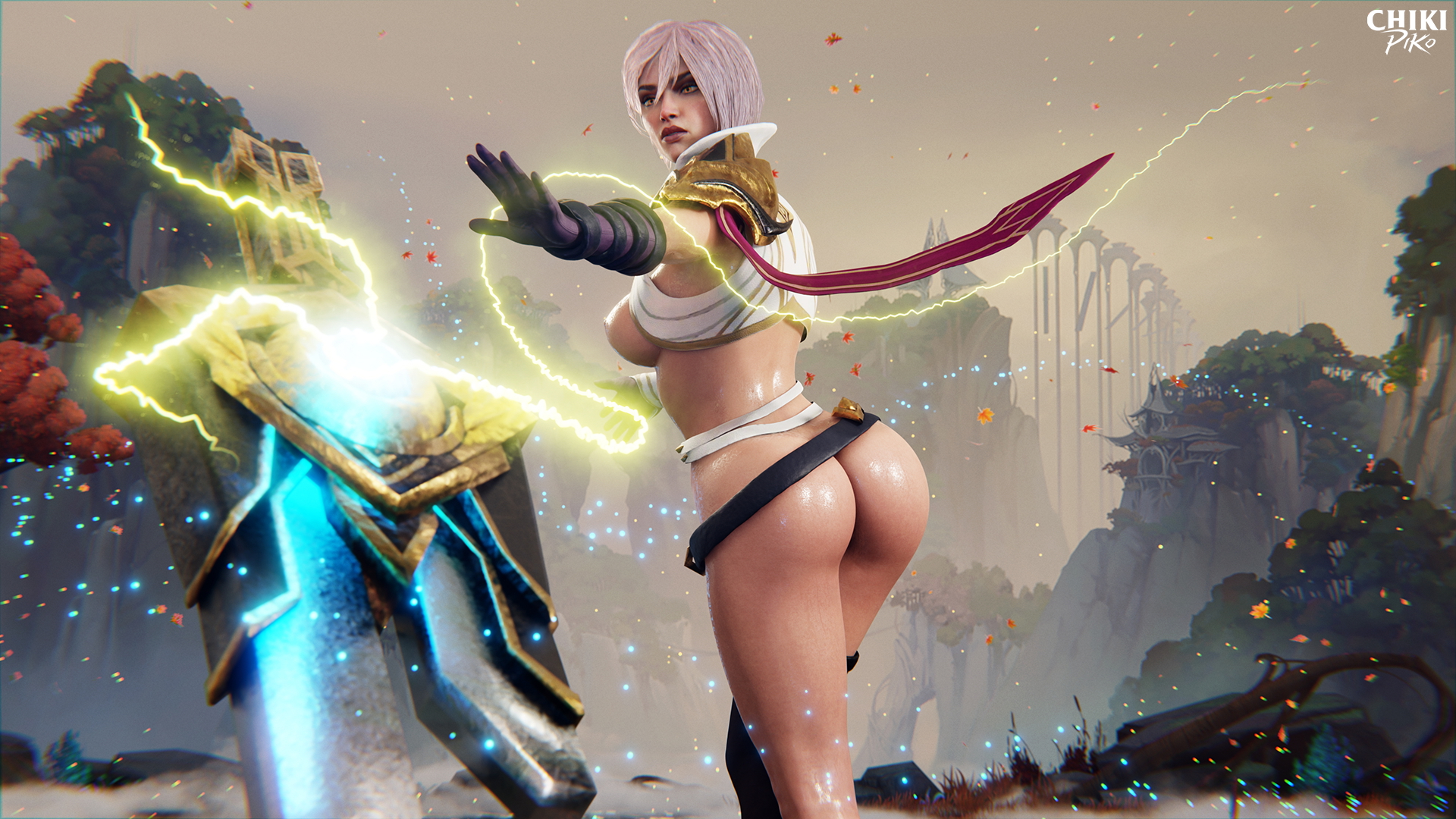 Sentinel Riven in Ionia Riven Legs Boobs Big Tits Big Ass Big Booty Striptease Stripper Stripping Rule34 Rule 34
