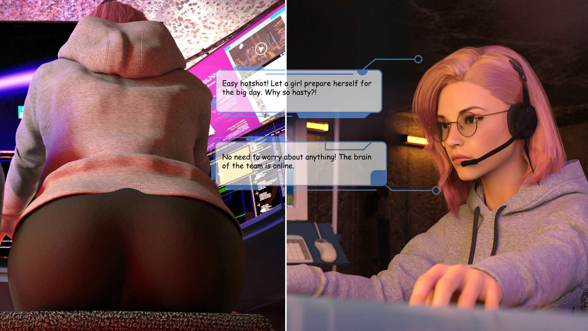 The Rise of Himiko - Intro  Sexy Sci-fi Comic Fingering Pussy Soldier Robot 20
