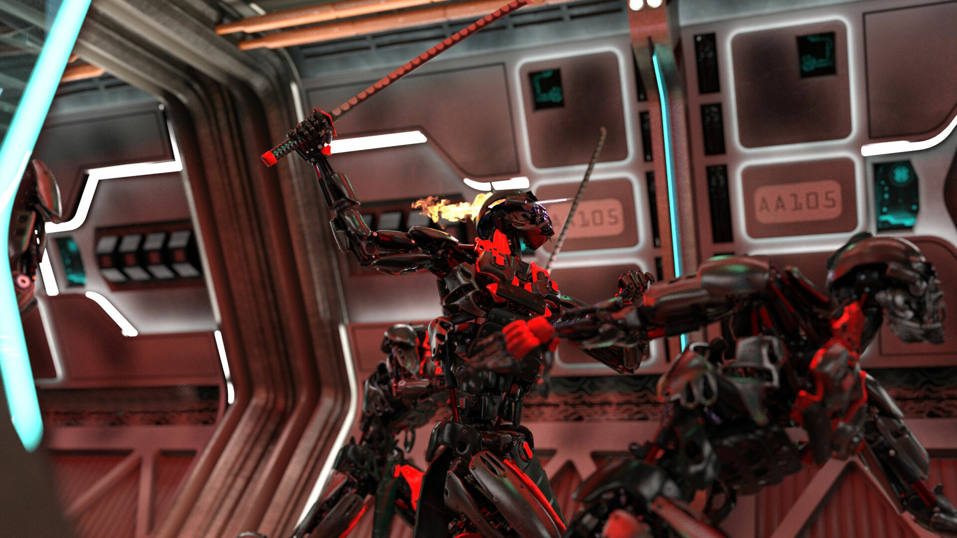 The Rise of Himiko - Intro  Sexy Sci-fi Comic Fingering Pussy Soldier Robot 52