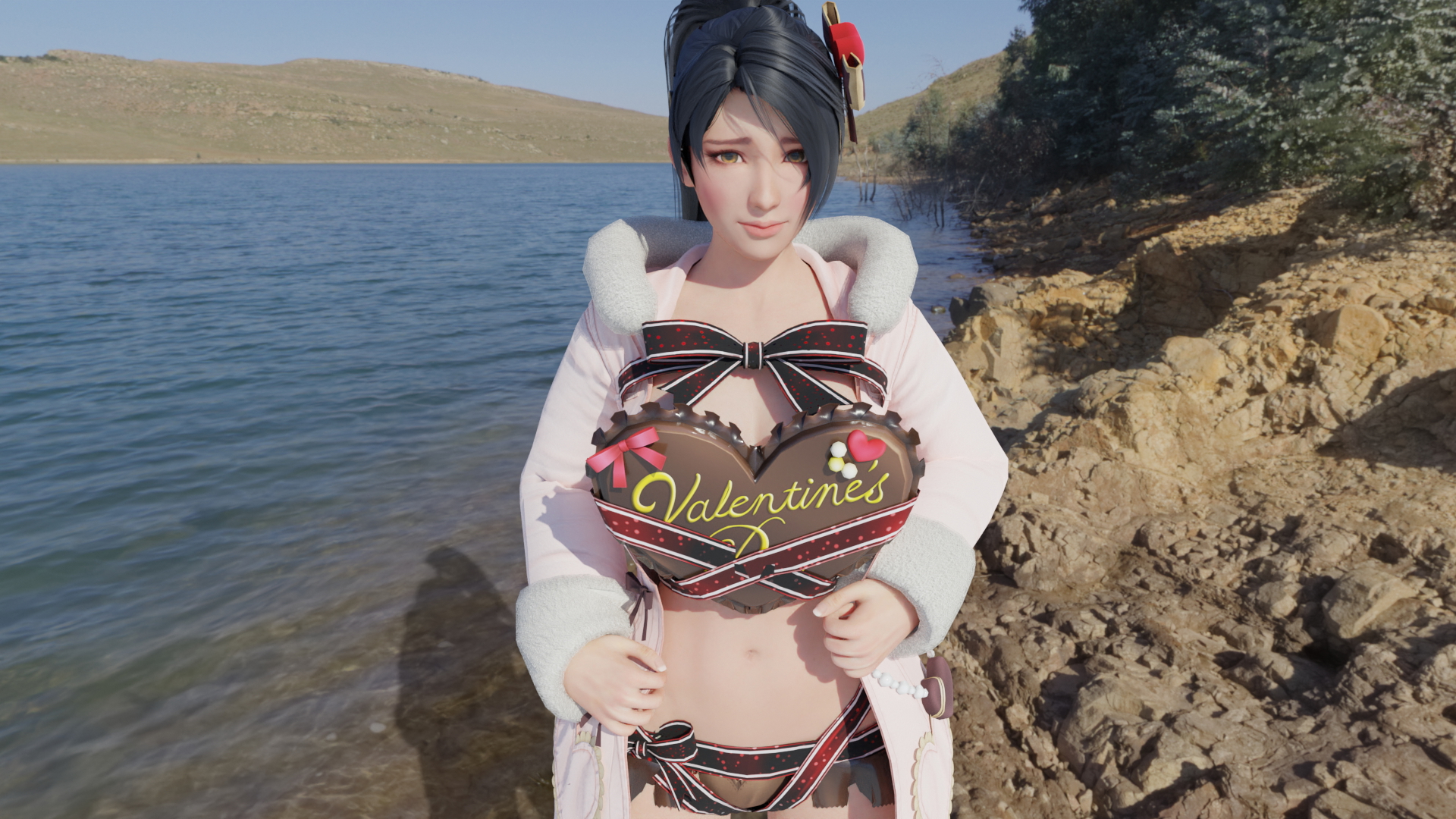 Momiji's valentines present Dead Or Alive Ninja Gaiden Momiji Sfw