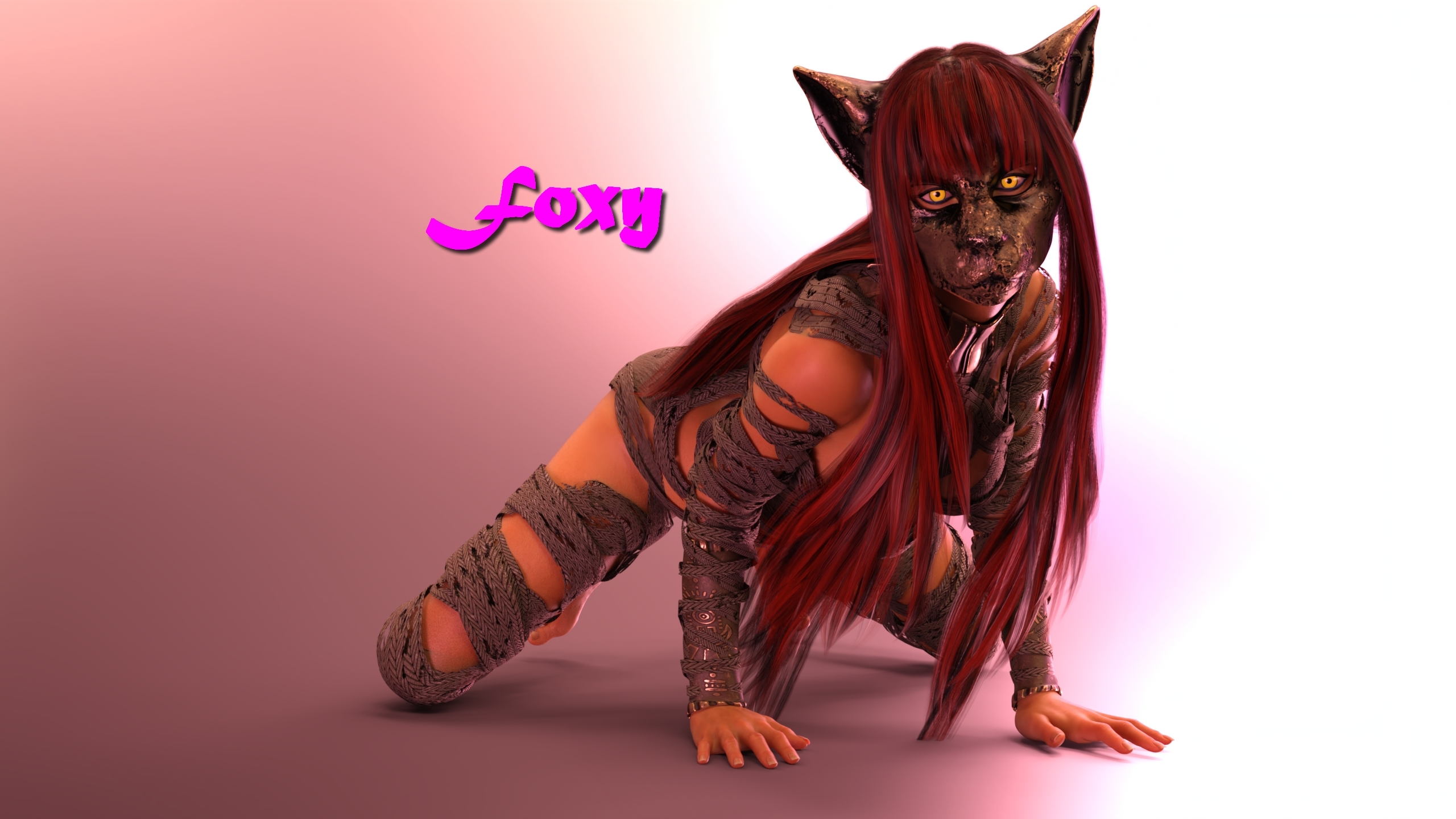 Sandstorm Female Characters Erastorm: Sandstorm #maddie Rion Nora Foxy Easter Bunny Suit 4