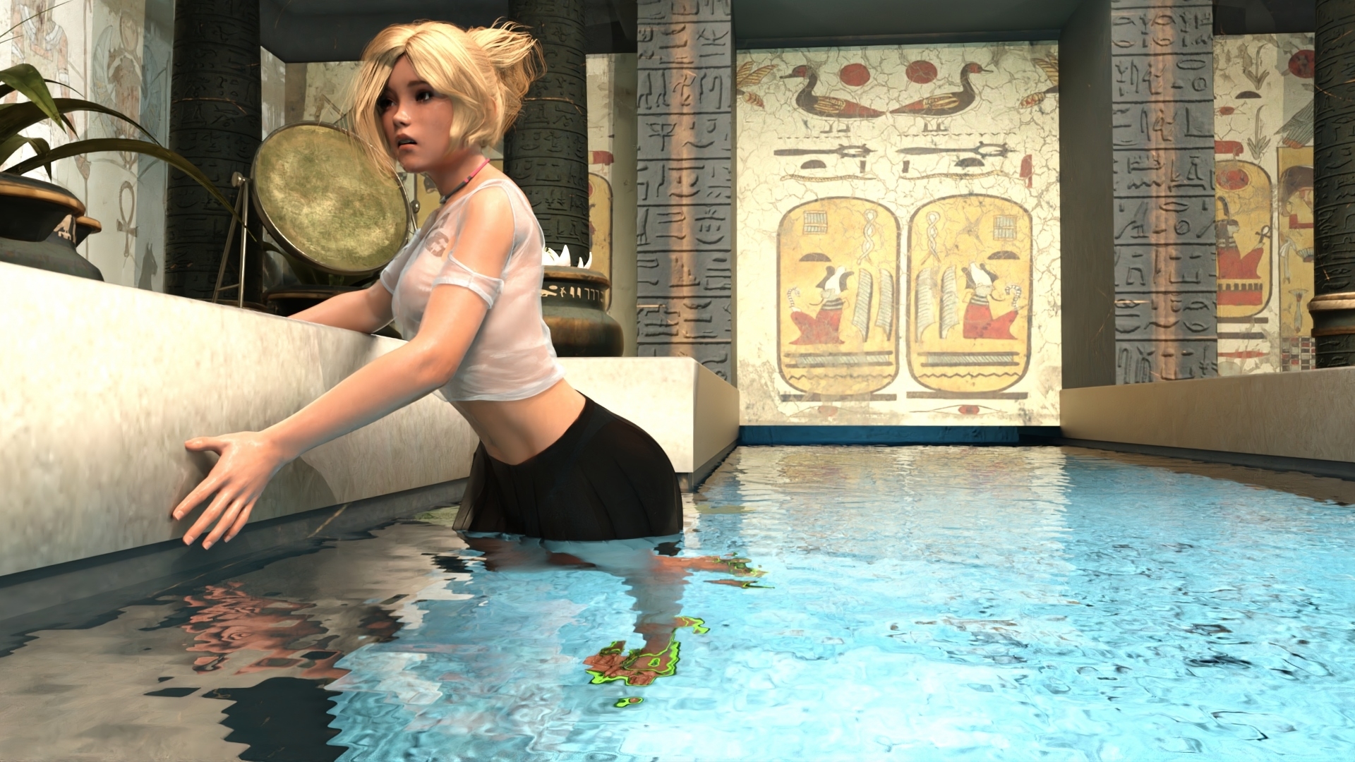 Sandstorm Preview-2 Erastorm: Sandstorm #maddie Rion Nora Wet Blowjob Desert Bikini Cosplay