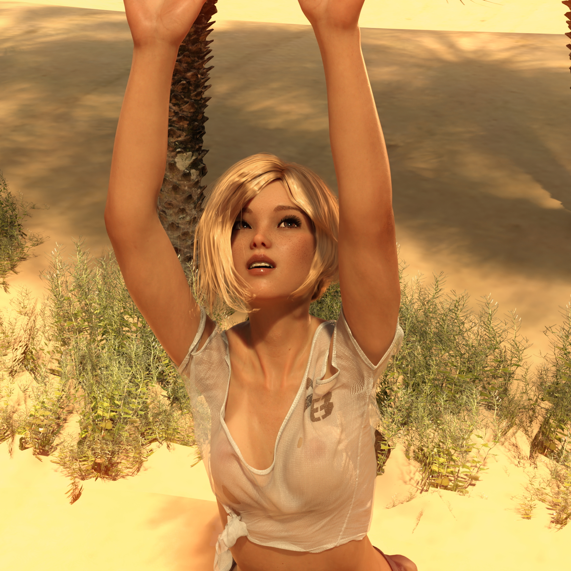 Sandstorm Preview-2 Erastorm: Sandstorm #maddie Rion Nora Wet Blowjob Desert Bikini Cosplay 8