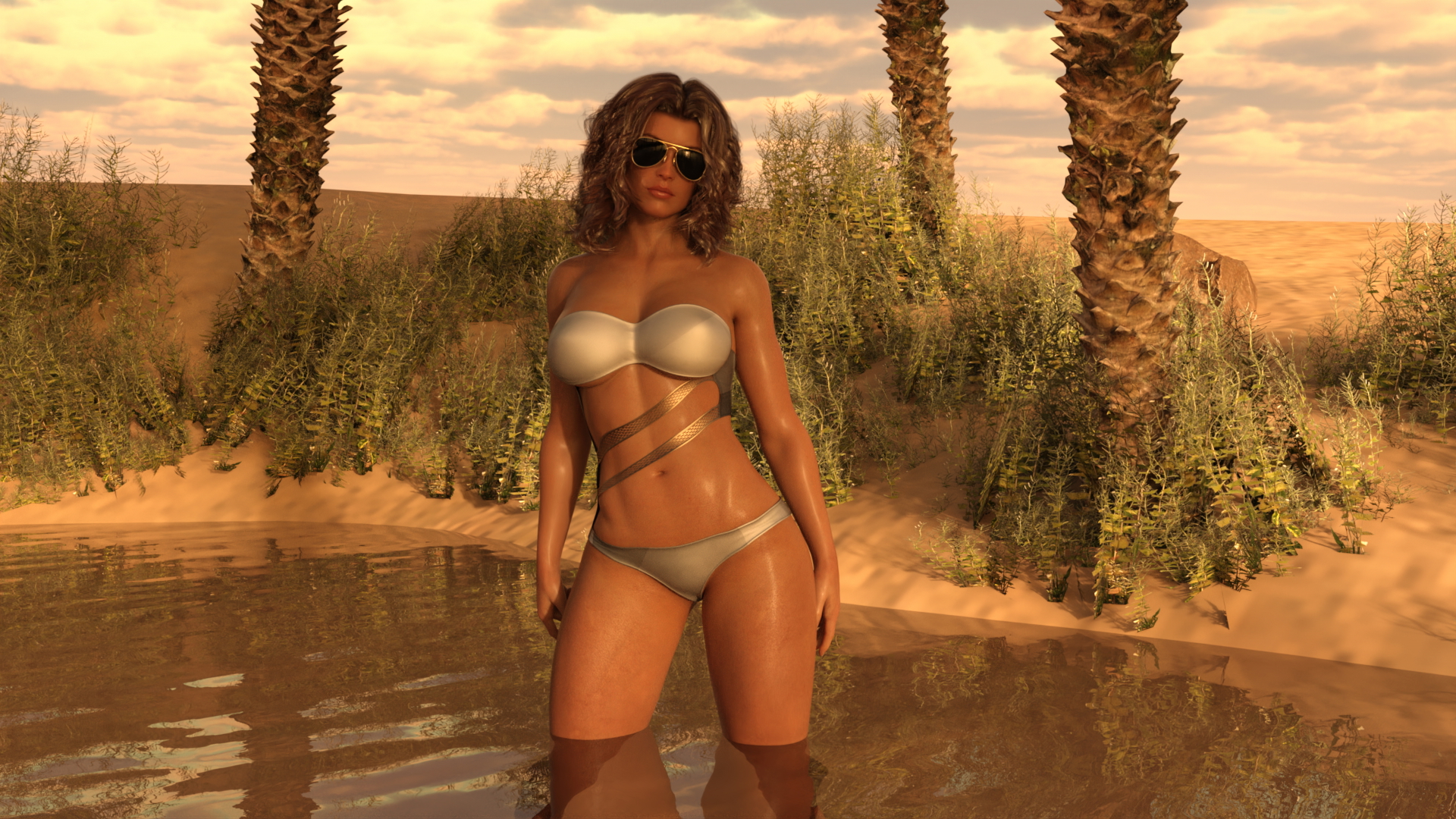 Sandstorm Preview-2 Erastorm: Sandstorm #maddie Rion Nora Wet Blowjob Desert Bikini Cosplay 11