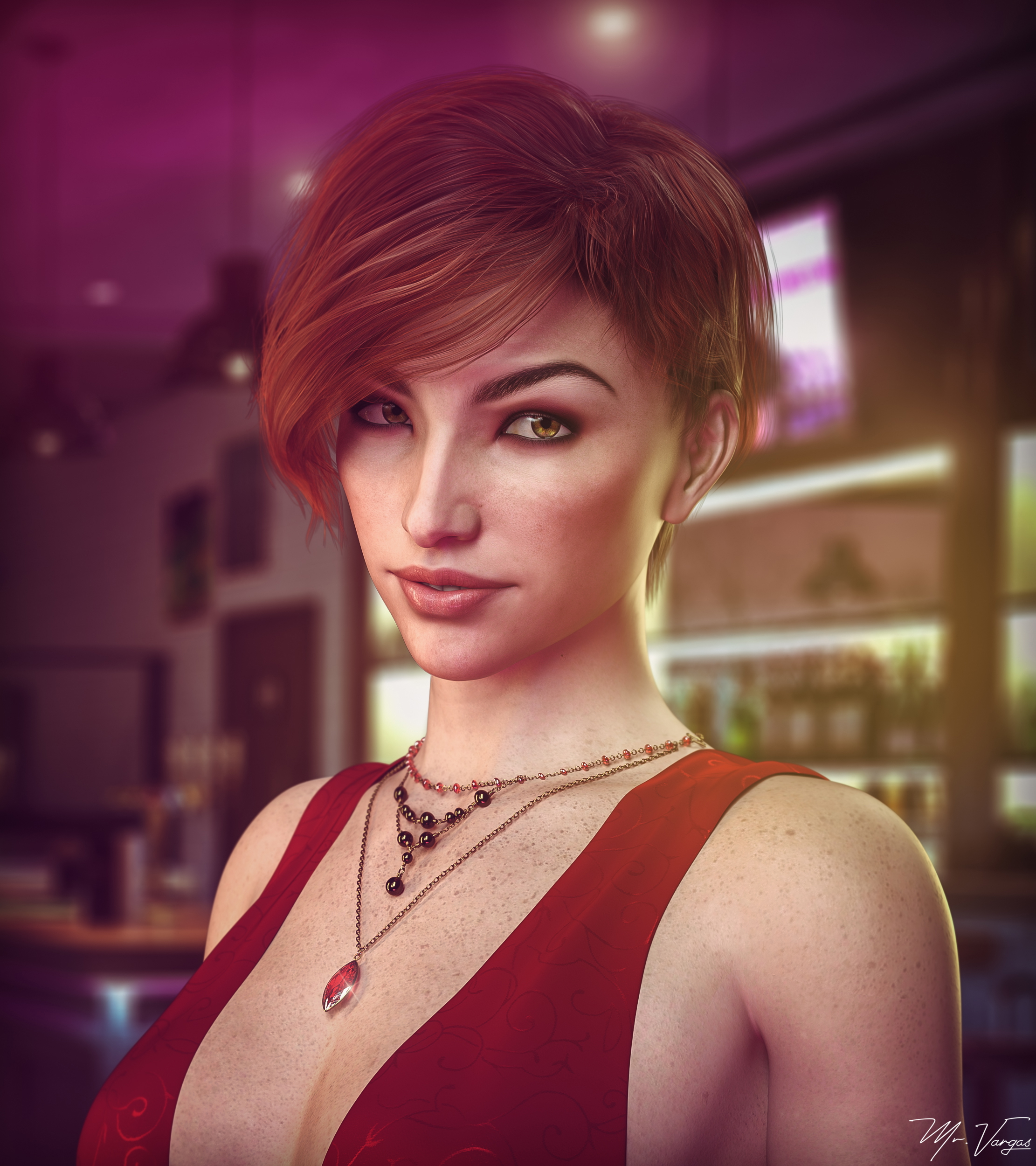 VN Fanart-2  3dnsfw Adult Games Fanart Original Character Small Tits Big Tits Milf Petite Big Ass Bikini Party Dress Nude 5