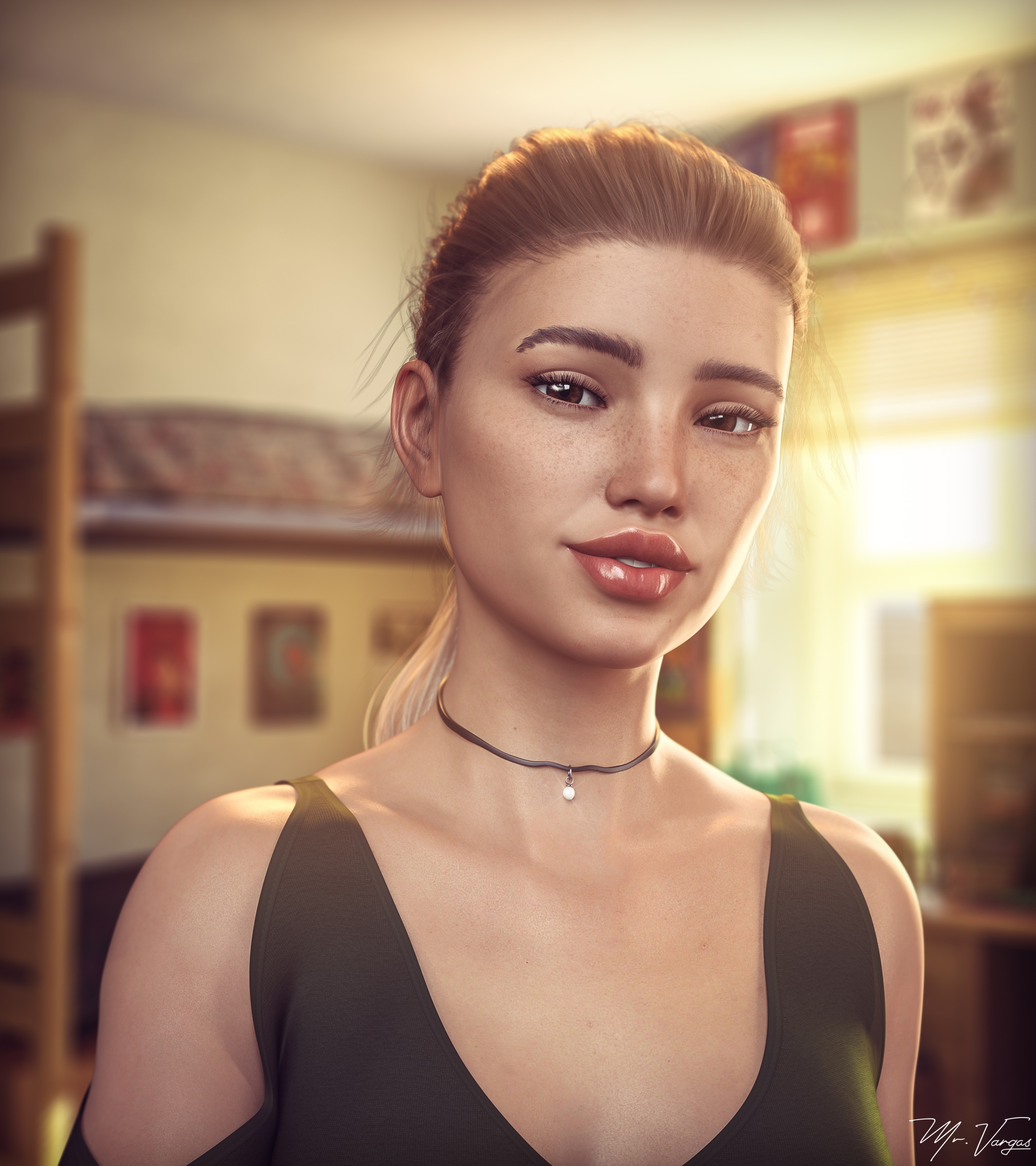 VN Fanart-2  3dnsfw Adult Games Fanart Original Character Small Tits Big Tits Milf Petite Big Ass Bikini Party Dress Nude 40