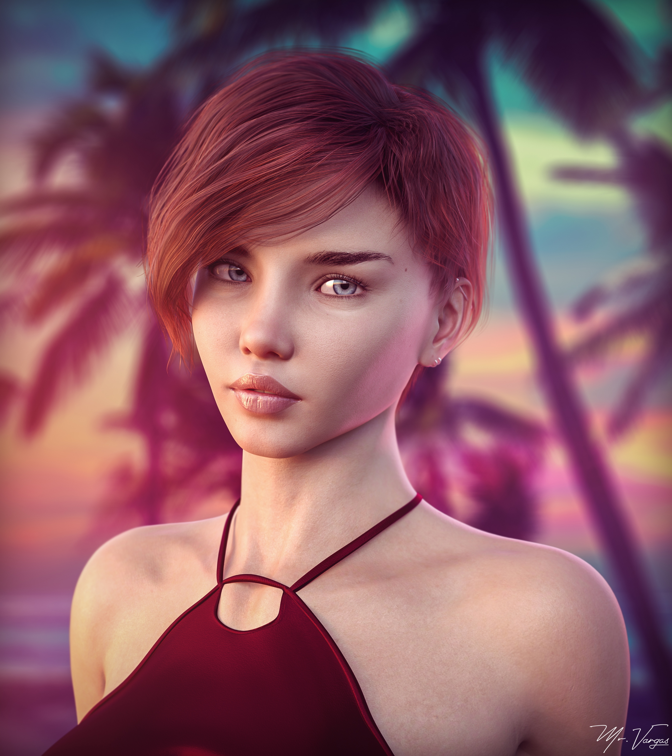 VN Fanart-3  3dnsfw Adult Games Fanart Original Character Small Tits Big Tits Milf Petite Big Ass Lesbian Bikini Party Dress Nude Cum Covered 17