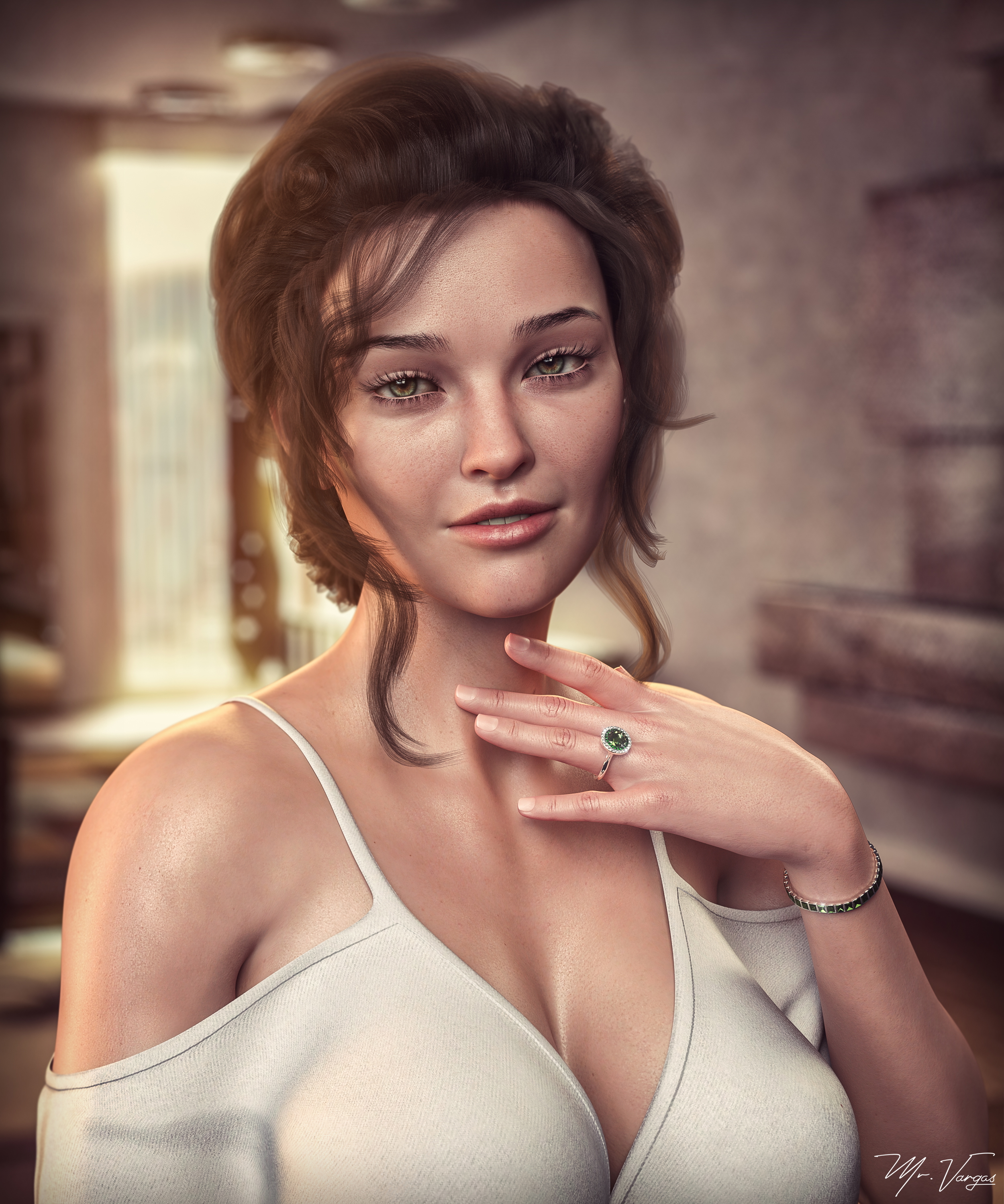 VN Fanart-3  3dnsfw Adult Games Fanart Original Character Small Tits Big Tits Milf Petite Big Ass Lesbian Bikini Party Dress Nude Cum Covered 35