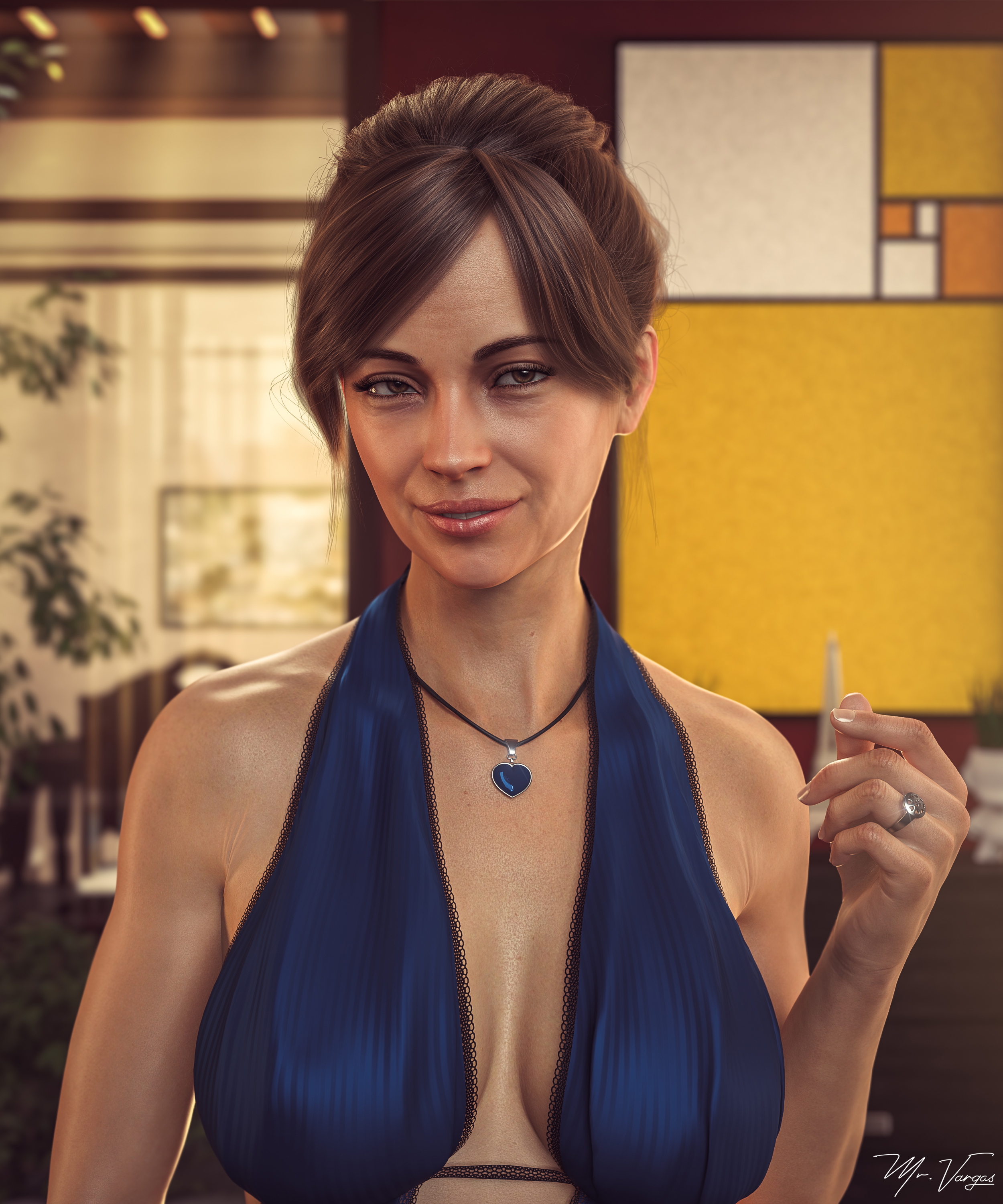 VN Fanart-3  3dnsfw Adult Games Fanart Original Character Small Tits Big Tits Milf Petite Big Ass Lesbian Bikini Party Dress Nude Cum Covered 41