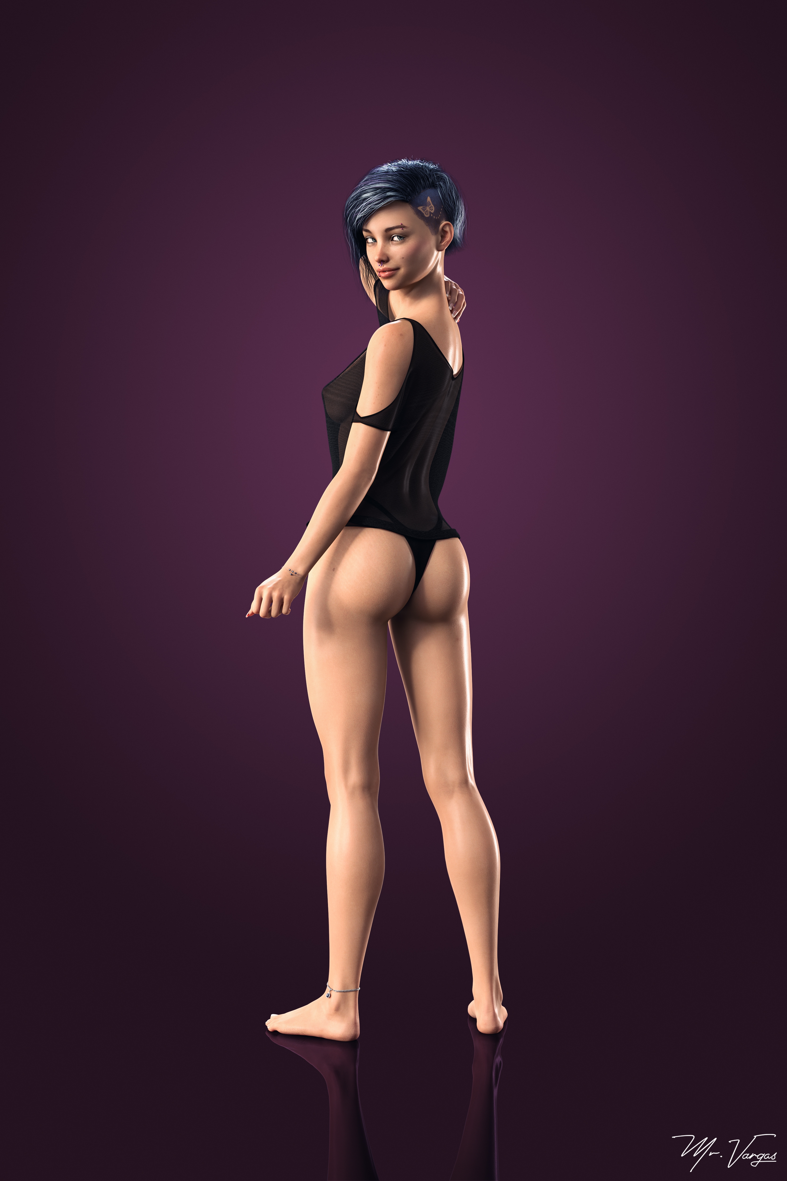 VN Fanart-5  3dnsfw Adult Games Fanart Original Character Small Tits Big Tits Milf Petite Big Ass Lesbian Bikini Party Dress Nude 4