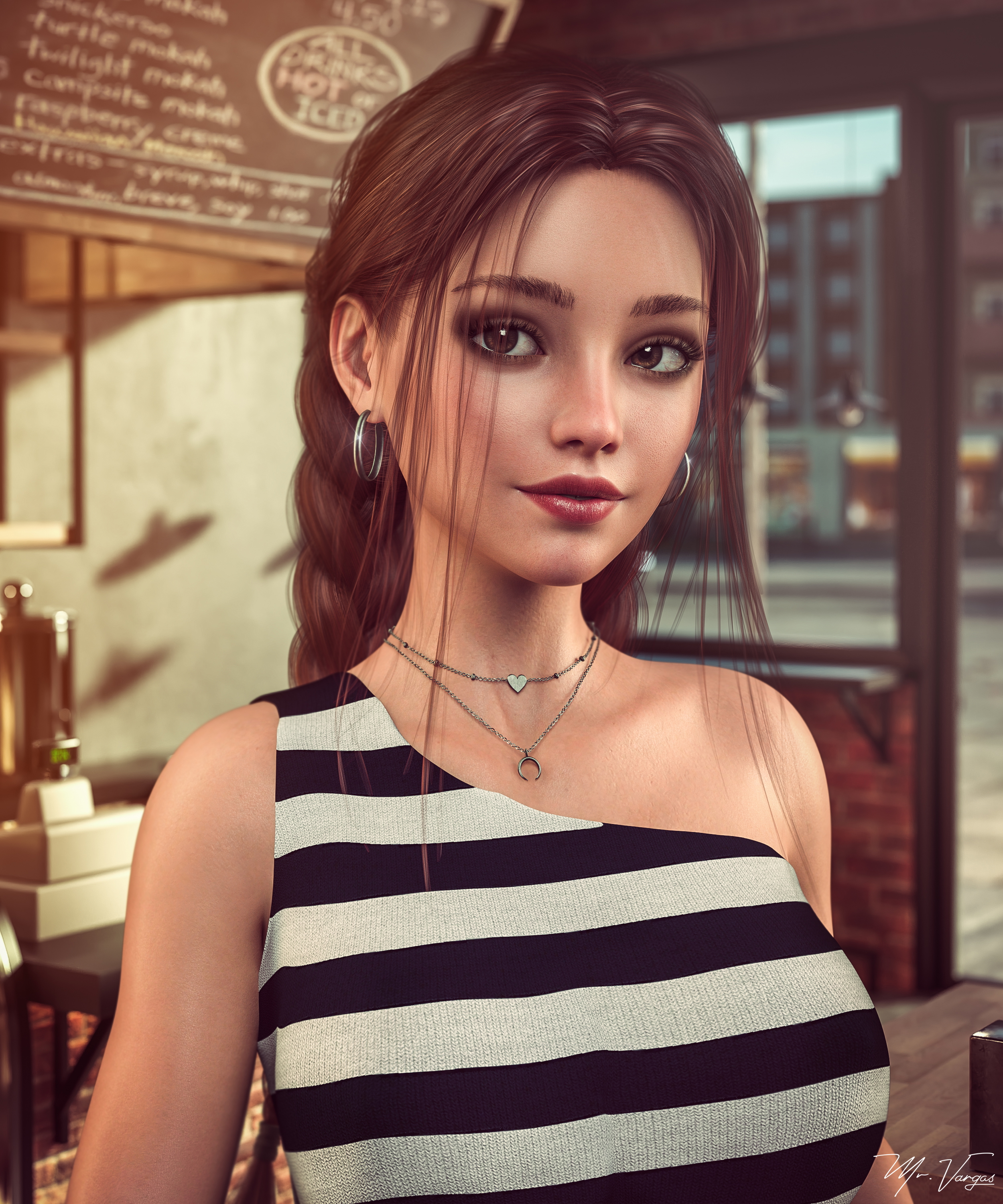 VN Fanart-5  3dnsfw Adult Games Fanart Original Character Small Tits Big Tits Milf Petite Big Ass Lesbian Bikini Party Dress Nude 12