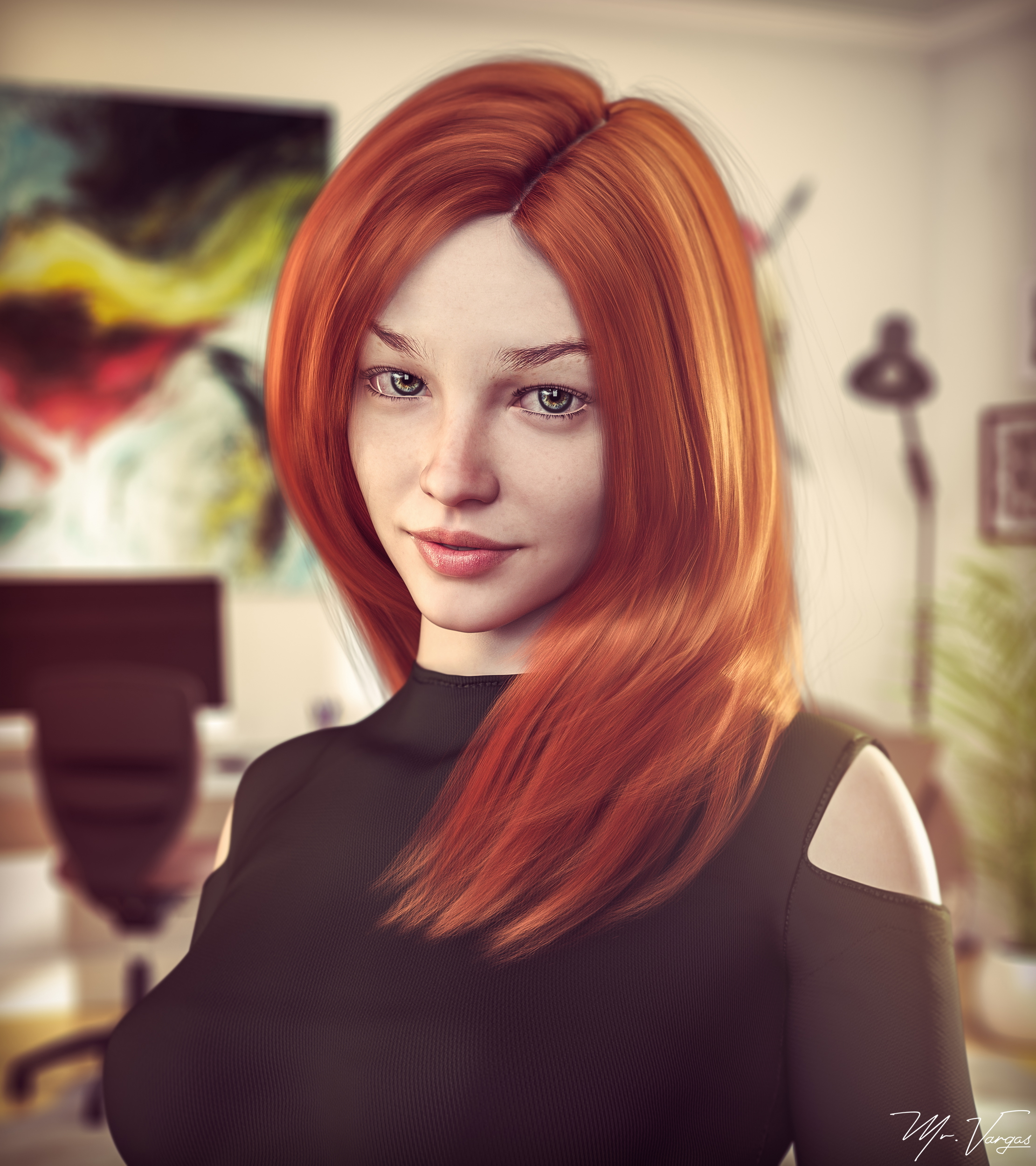 VN Fanart-5  3dnsfw Adult Games Fanart Original Character Small Tits Big Tits Milf Petite Big Ass Lesbian Bikini Party Dress Nude 21