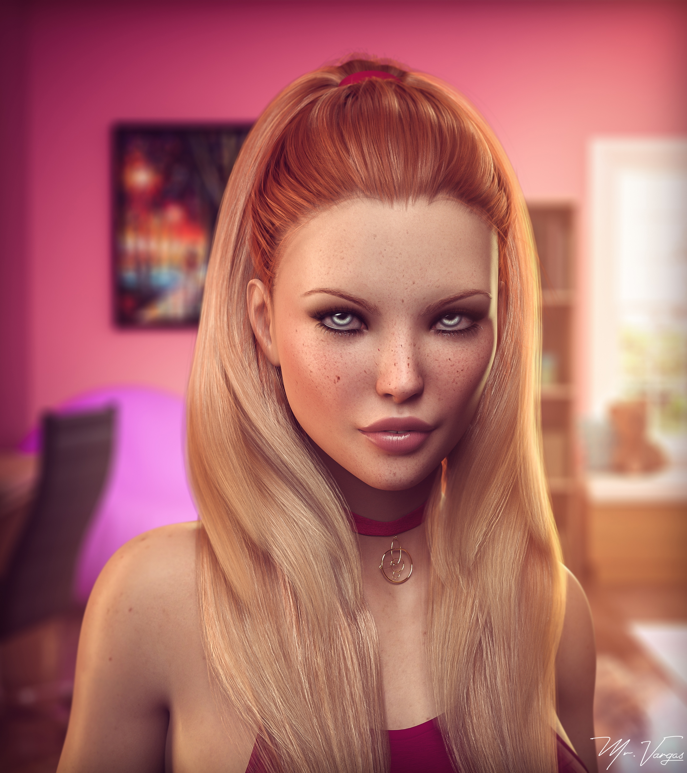 VN Fanart-5  3dnsfw Adult Games Fanart Original Character Small Tits Big Tits Milf Petite Big Ass Lesbian Bikini Party Dress Nude 32
