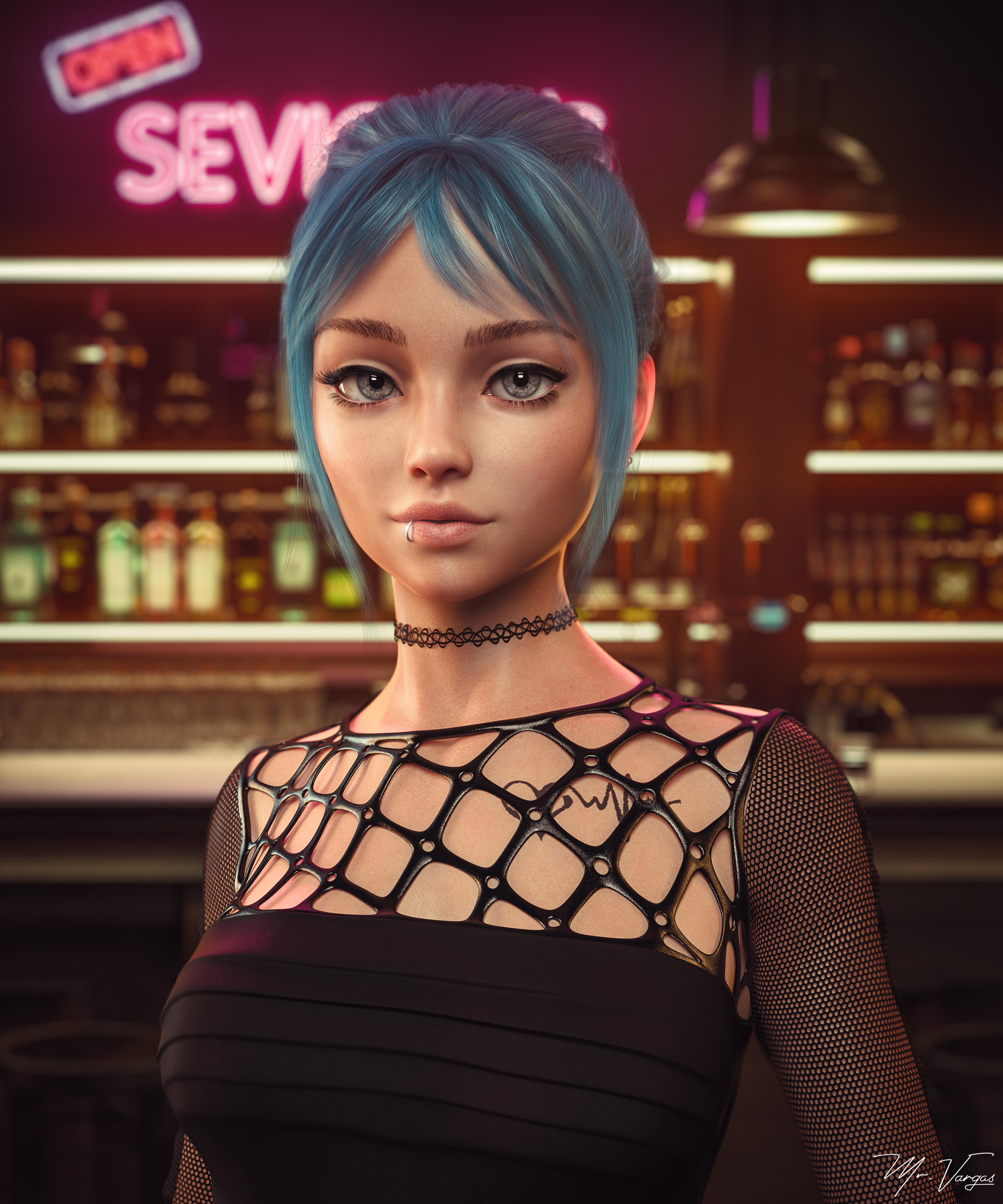 VN Fanart-5  3dnsfw Adult Games Fanart Original Character Small Tits Big Tits Milf Petite Big Ass Lesbian Bikini Party Dress Nude 40