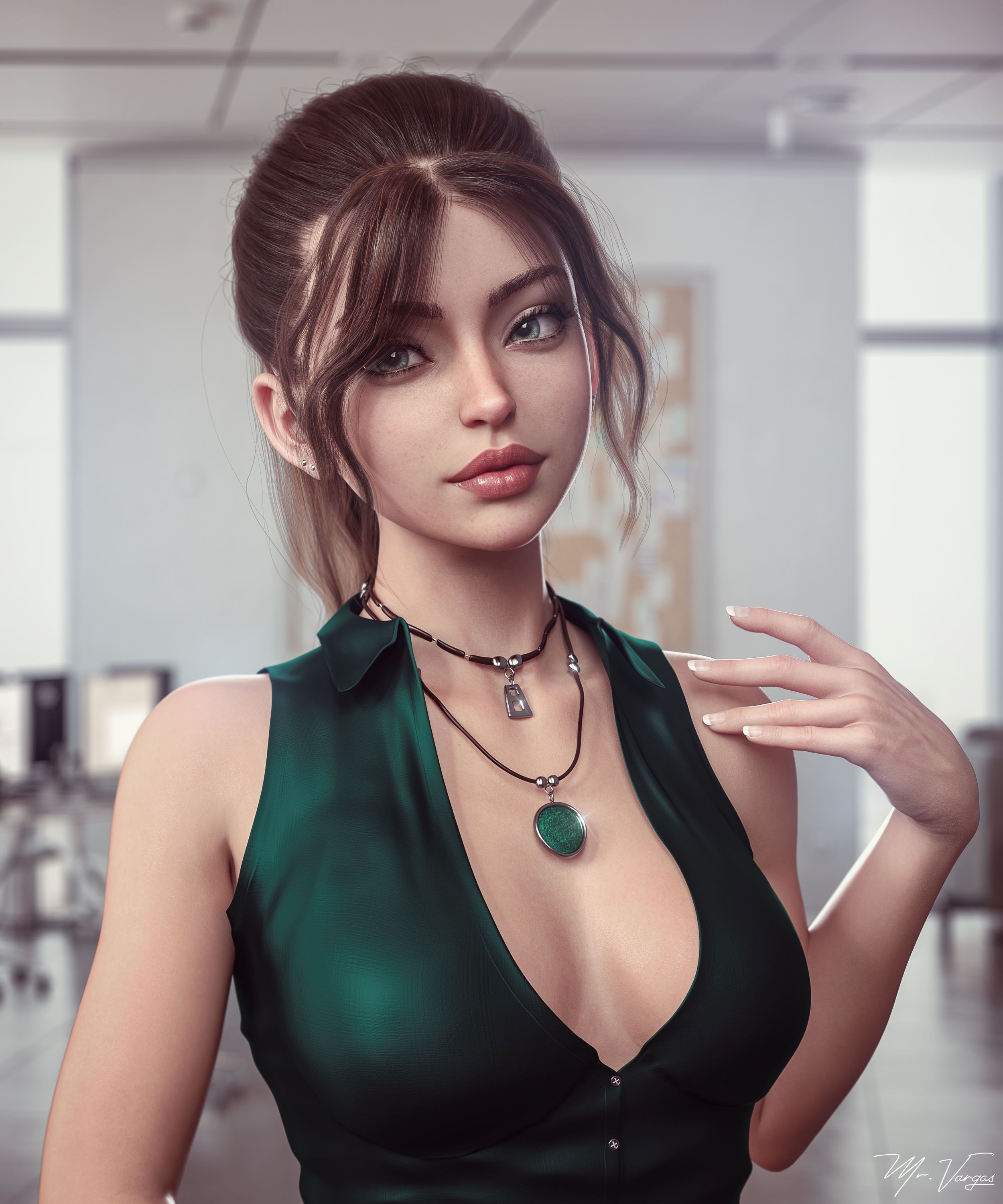 VN Fanart-5  3dnsfw Adult Games Fanart Original Character Small Tits Big Tits Milf Petite Big Ass Lesbian Bikini Party Dress Nude 42