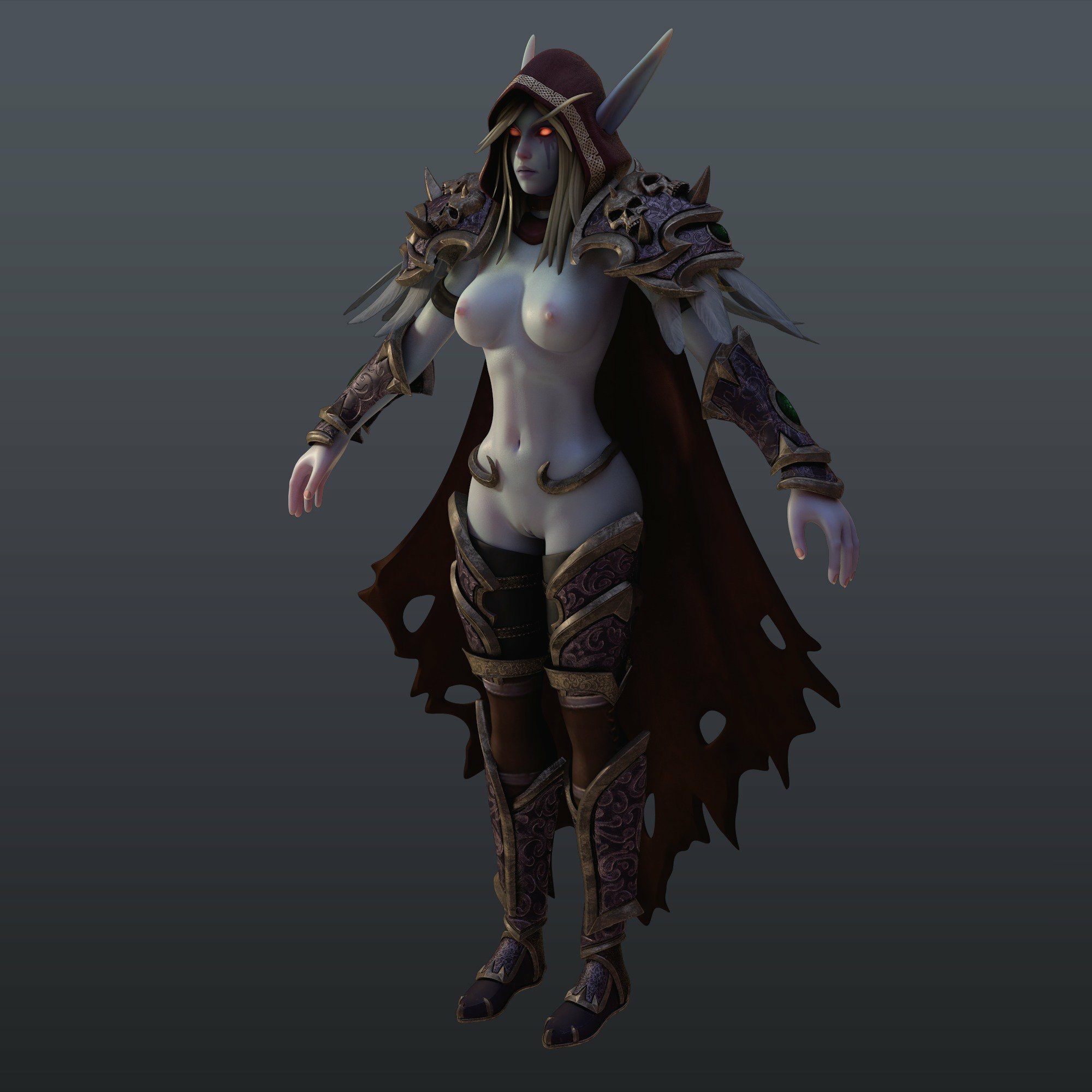 Sylvanas from World Of Warcraft Sylvanas World Of Warcraft Naked Half Naked Big Tits Tits Pussy 3d Porn