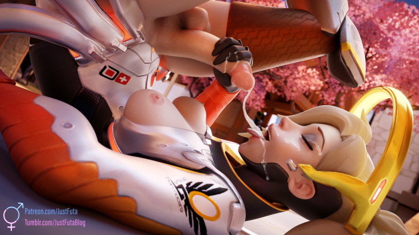 mercy eating cum Mercy Dva (overwatch) Cum Cumshot Cum Covered Cum In Mouth Cum Drip Tits Big Tits Licking Cum On Body 3d Porn