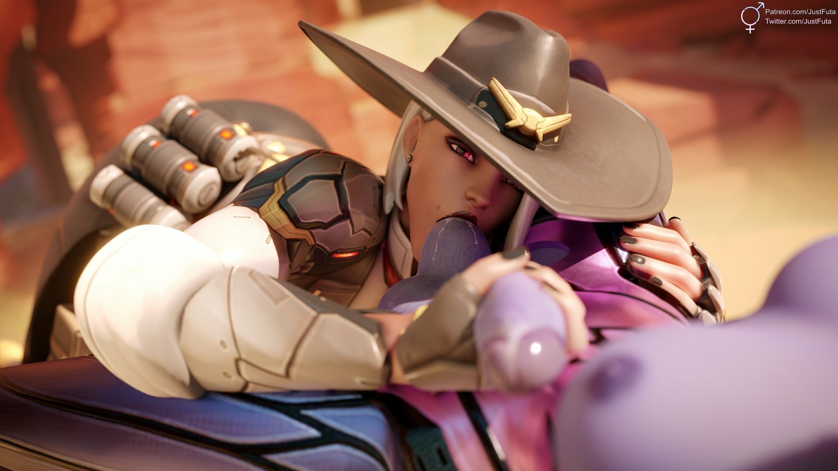 ashe widowmaker oral sex Ashe Widowmaker Overwatch Big Dick Dickgirl Dick Big Cock Sucking Cock Ball Sucking Boobs 3d Porn