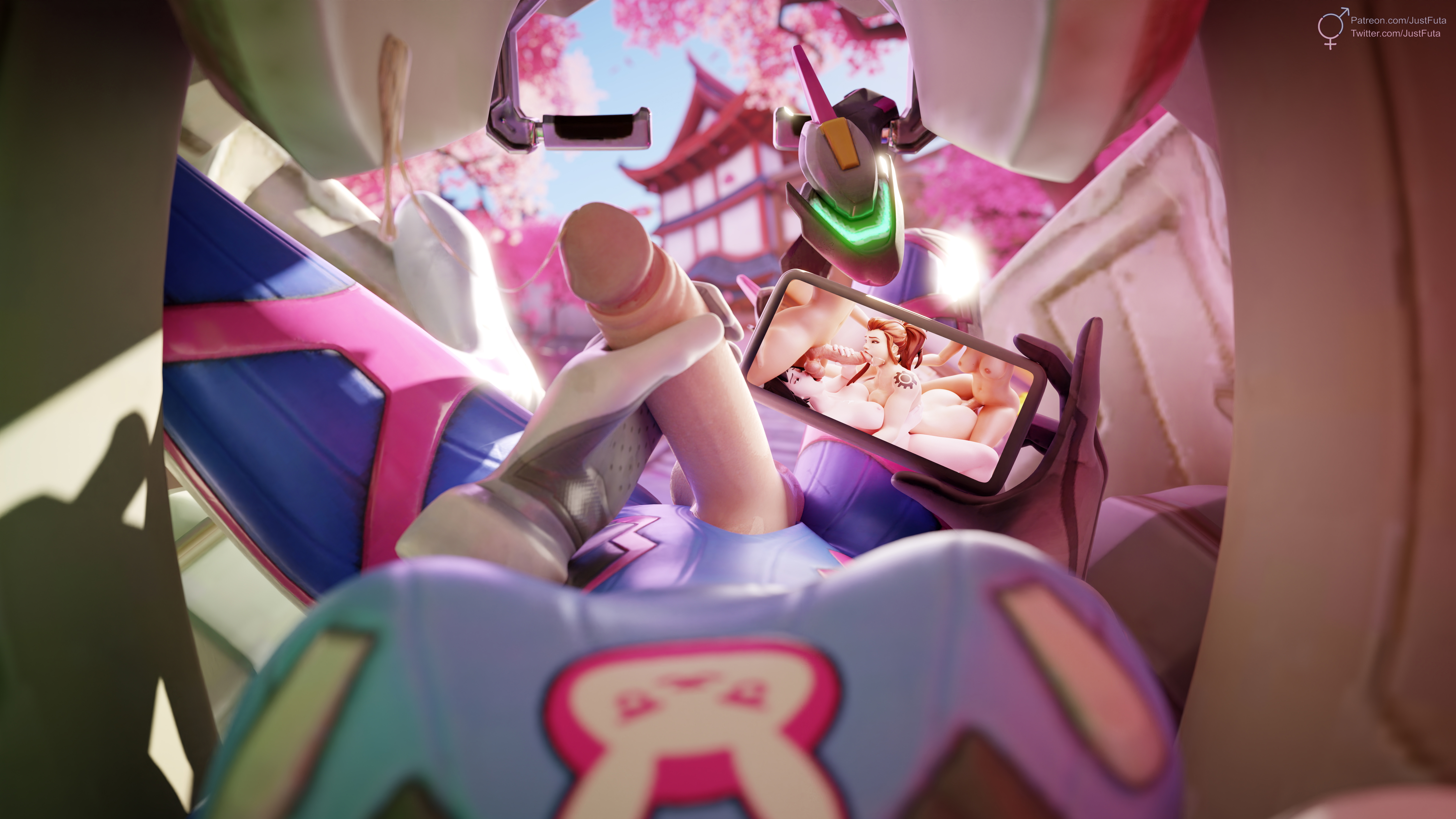 brigitte huge cock solo Brigitte Dva (overwatch) Mei (Overwatch) Meka Overwatch Big Dick Dickgirl Handjob Horny Face 3d Porn