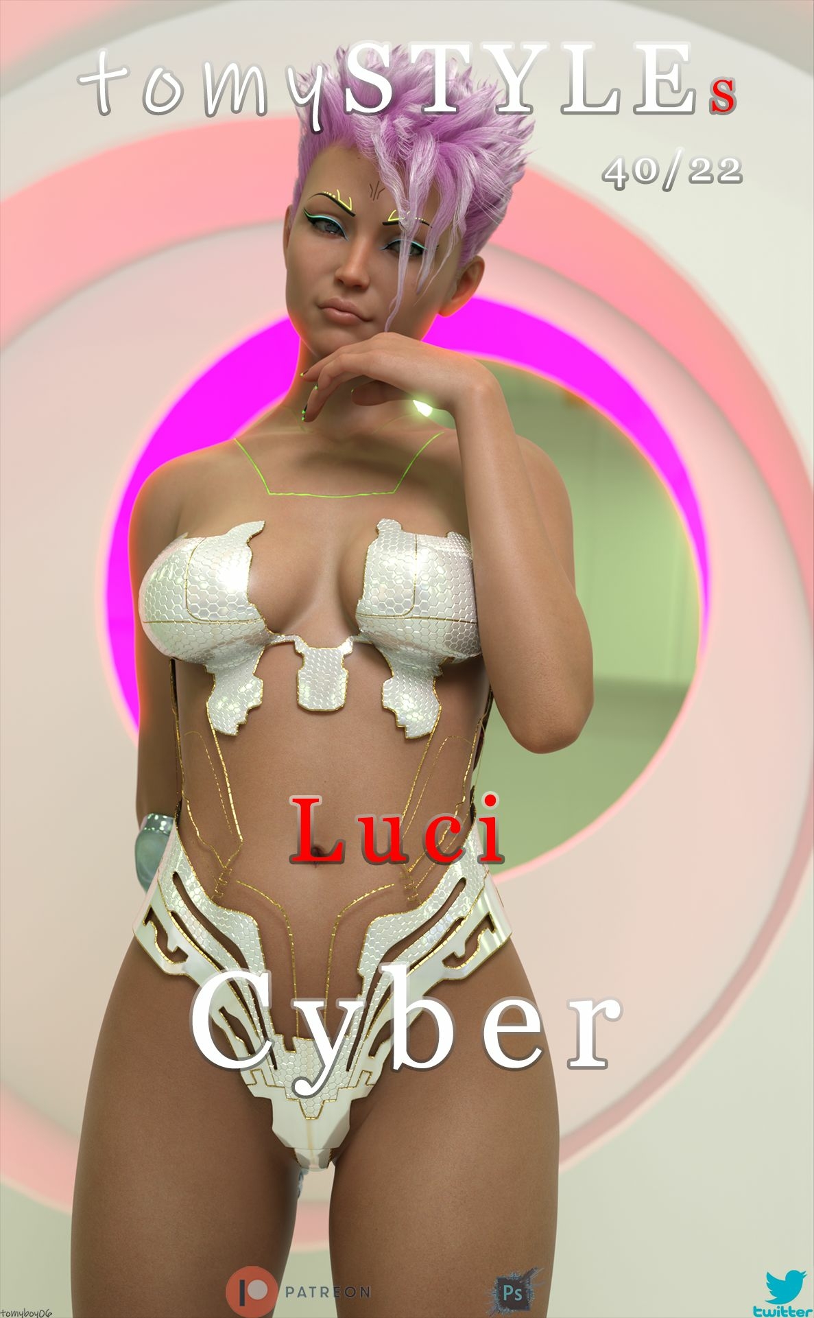 tomySTYLEs Luci - Cyber  3d Girl 3dnsfw Nude Nsfw