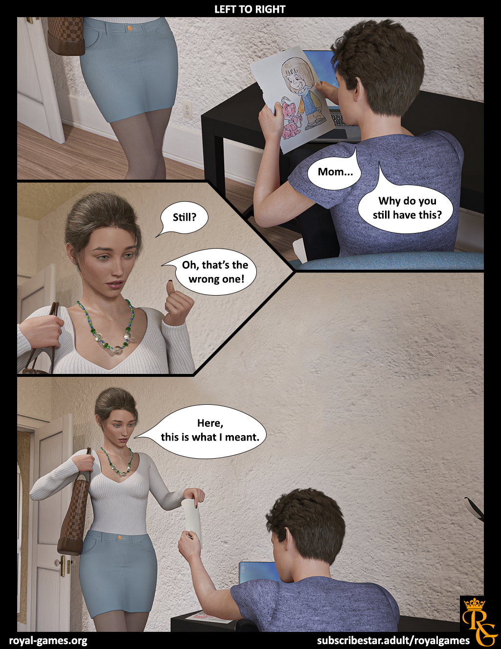 The Bunkbed (Comic)  Ntr Netorare Interracial Milf Cuckold Blowjob Fuck From Behind Mom 3d Porn 9