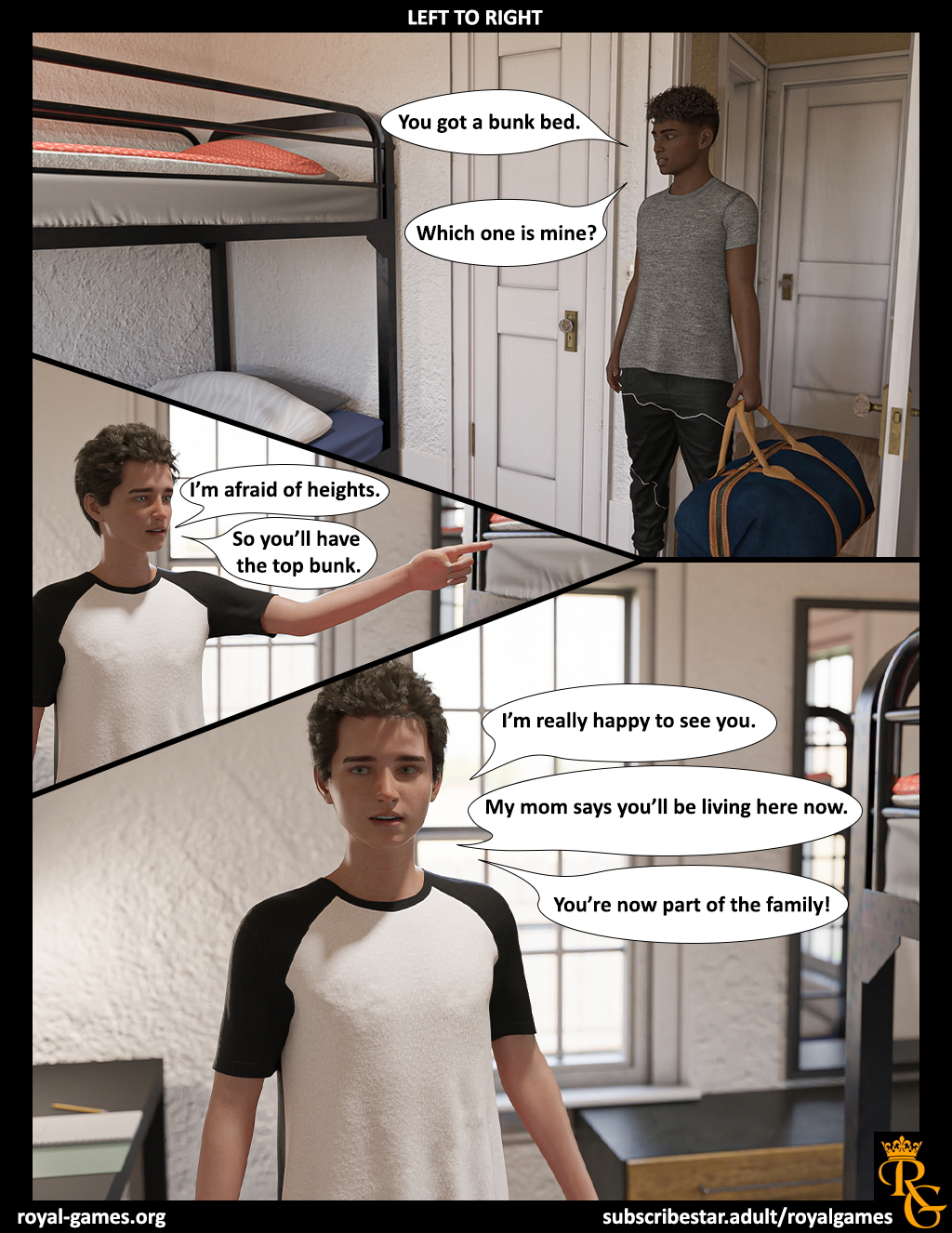 The Bunkbed (Comic)  Ntr Netorare Interracial Milf Cuckold Blowjob Fuck From Behind Mom 3d Porn 15