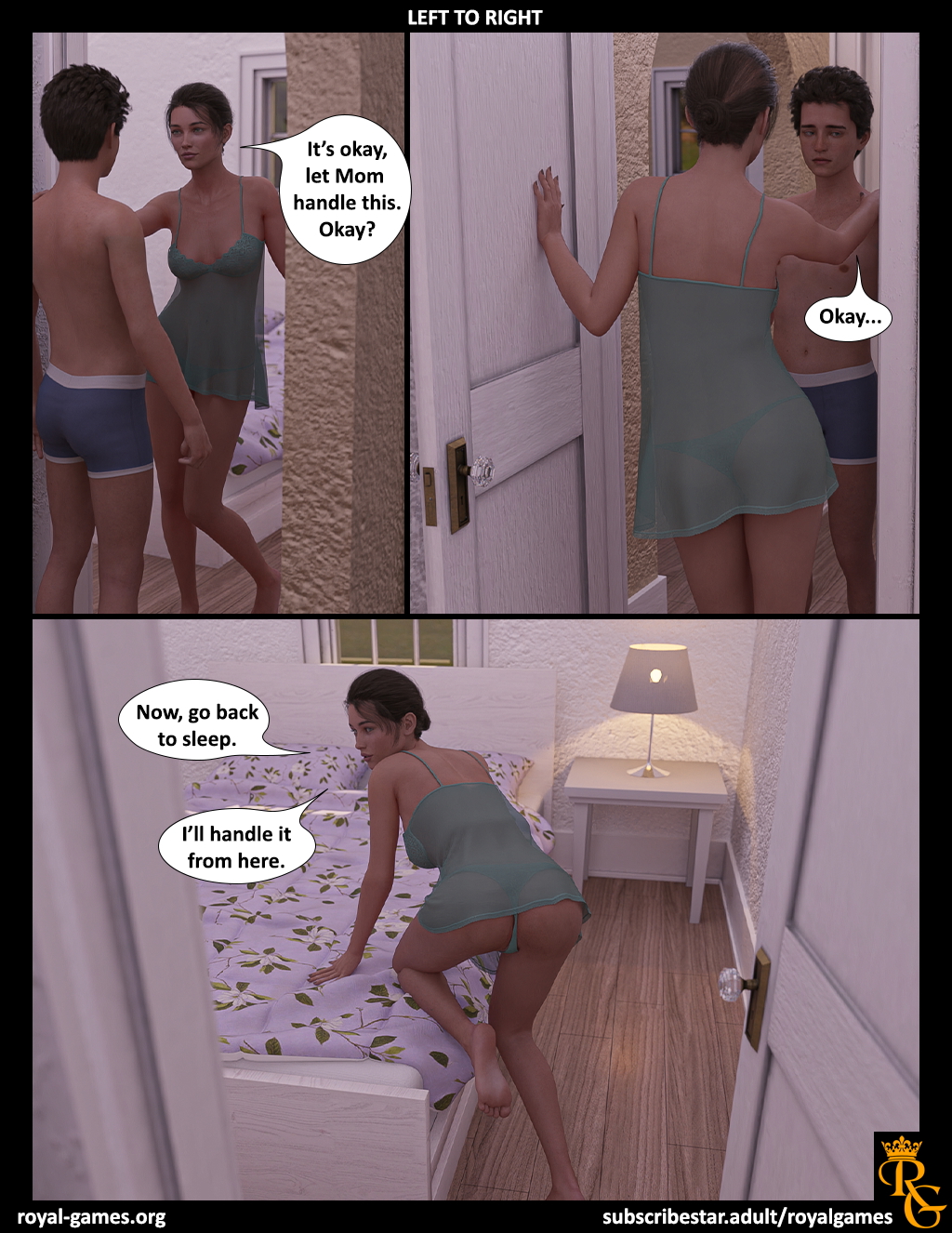 The Bunkbed (Comic)  Ntr Netorare Interracial Milf Cuckold Blowjob Fuck From Behind Mom 3d Porn 21
