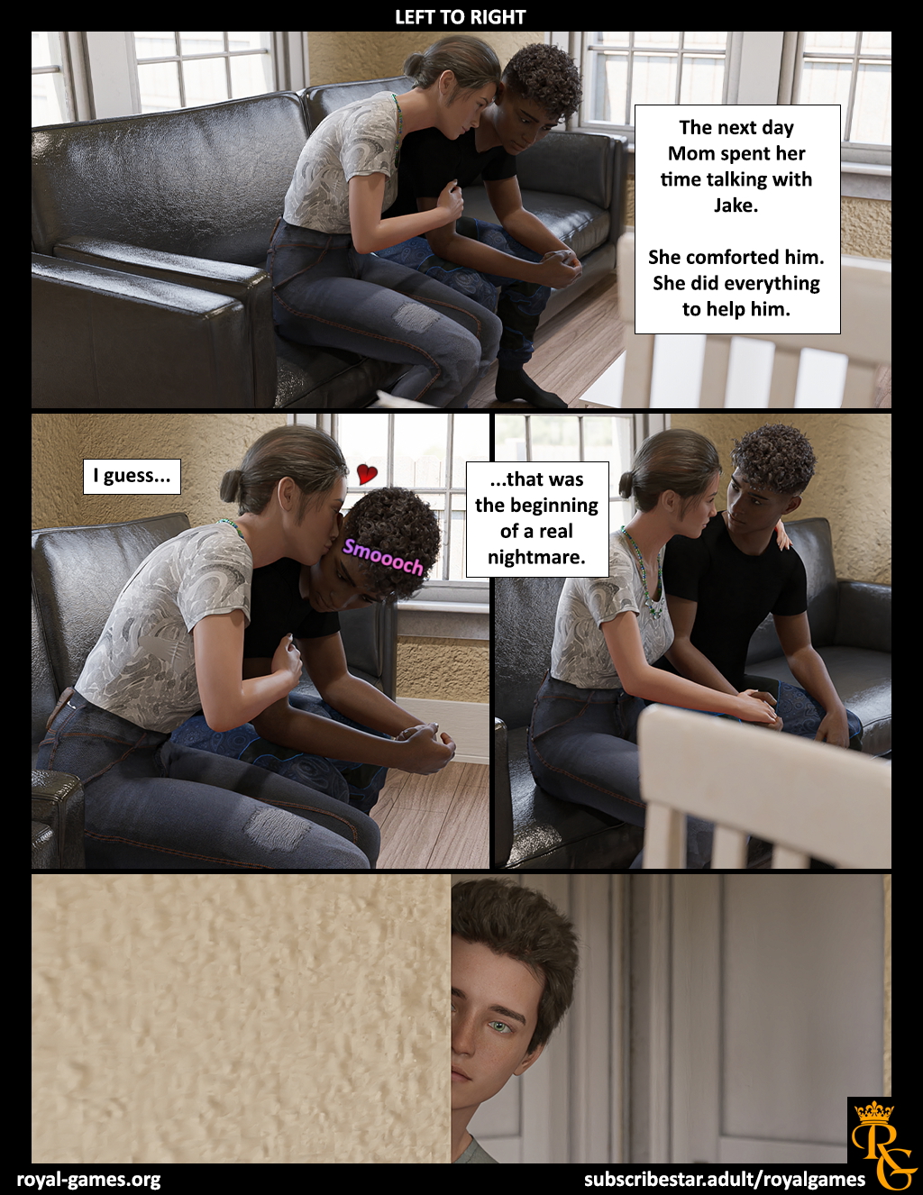 The Bunkbed (Comic)  Ntr Netorare Interracial Milf Cuckold Blowjob Fuck From Behind Mom 3d Porn 22