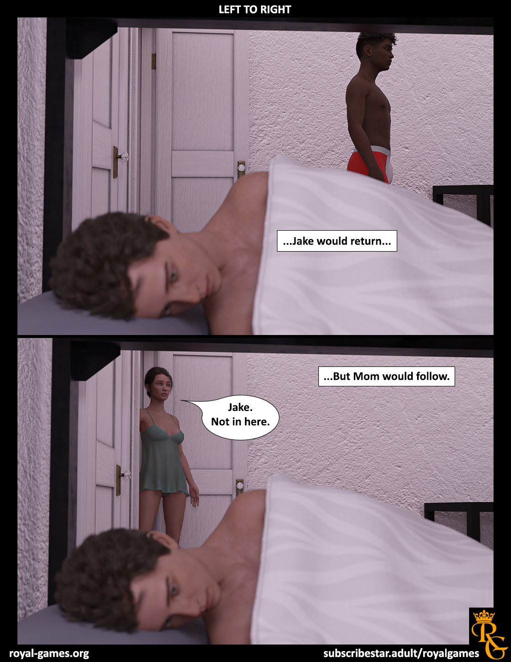The Bunkbed (Comic)  Ntr Netorare Interracial Milf Cuckold Blowjob Fuck From Behind Mom 3d Porn 25