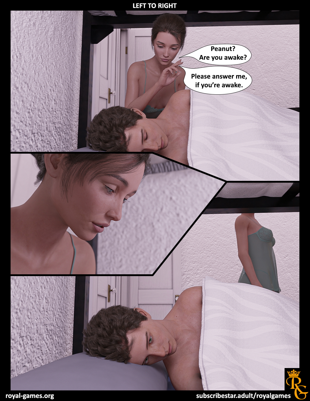 The Bunkbed (Comic)  Ntr Netorare Interracial Milf Cuckold Blowjob Fuck From Behind Mom 3d Porn 27