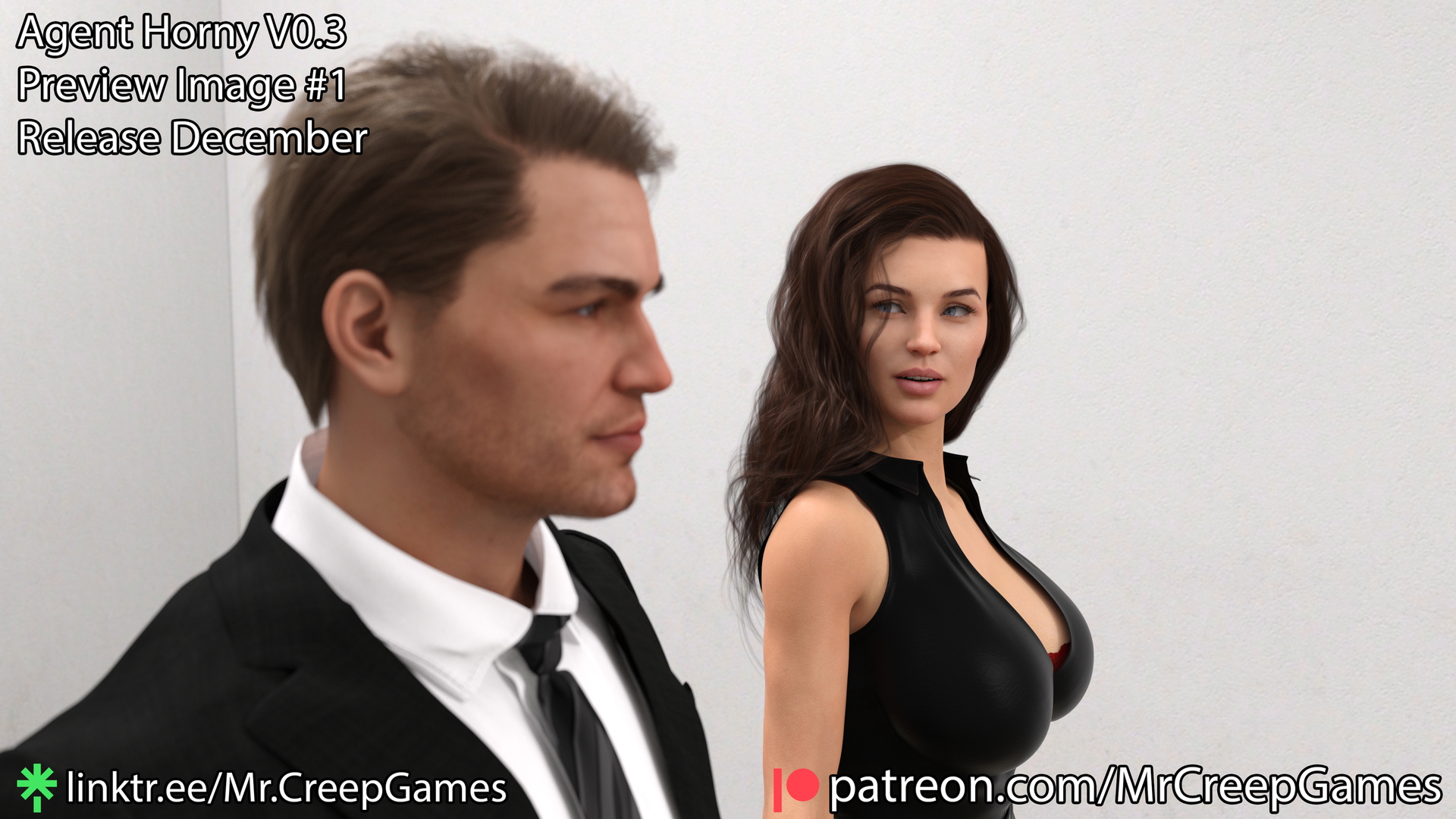 Agent Horny V0.3 (Preview Image #1)  3d Porn 3d Girl Nsfw 3dnsfw Sexy Hot Nude Big boobs Pinup Pose Cute Teen