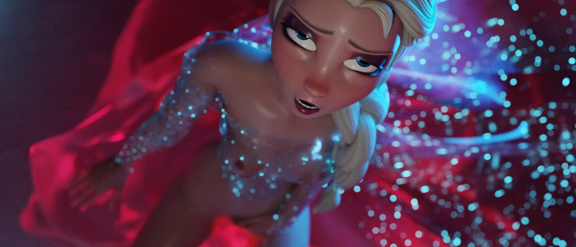 The Cold Doesn't Bother Her Elsa Frozen Solo Masturbating Masturbation Fantasy 3