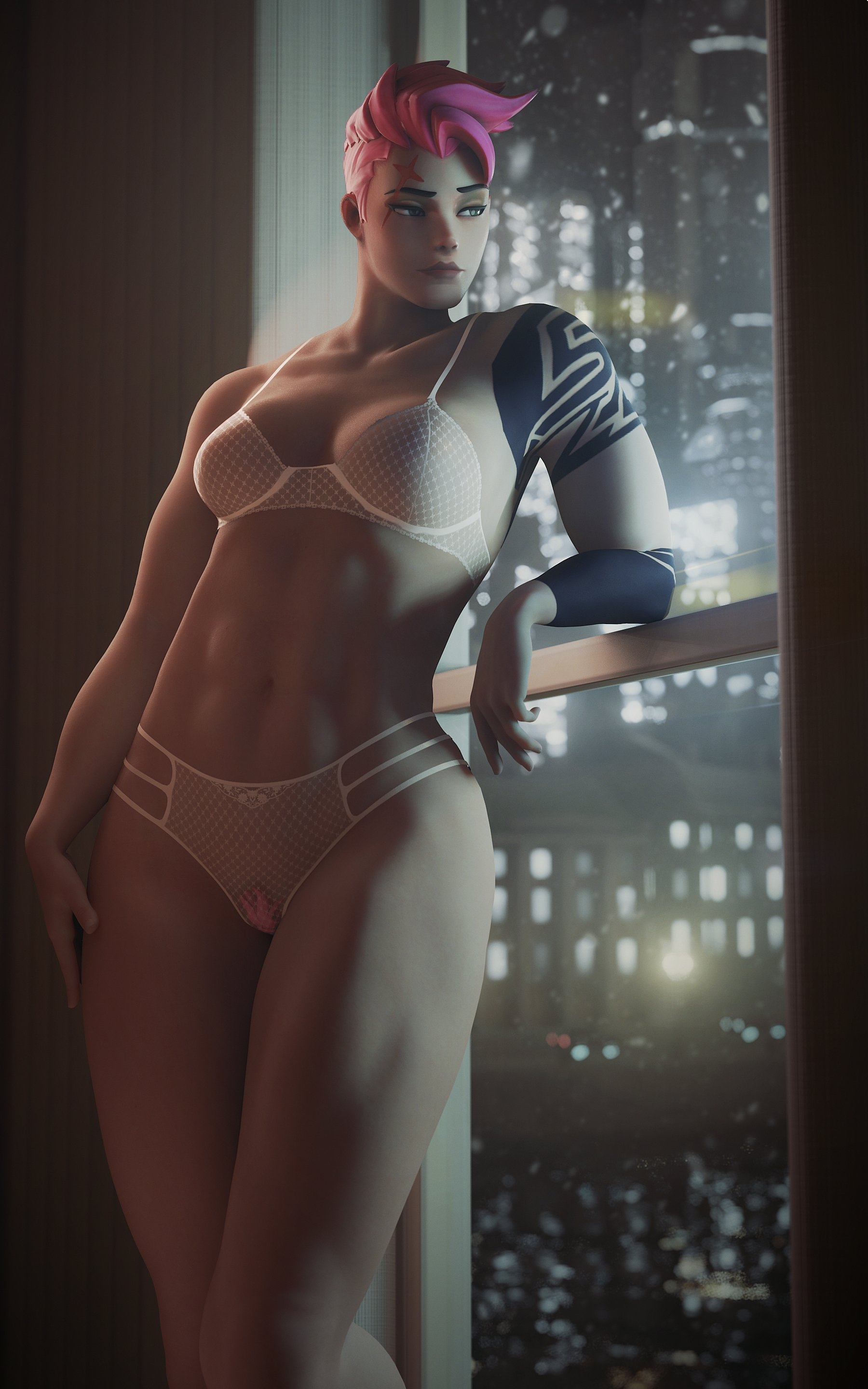zarya sexy pose Zarya (overwatch) Overwatch Lingerie Bikini Sexy Tits Pose Perfect Body 3d Porn